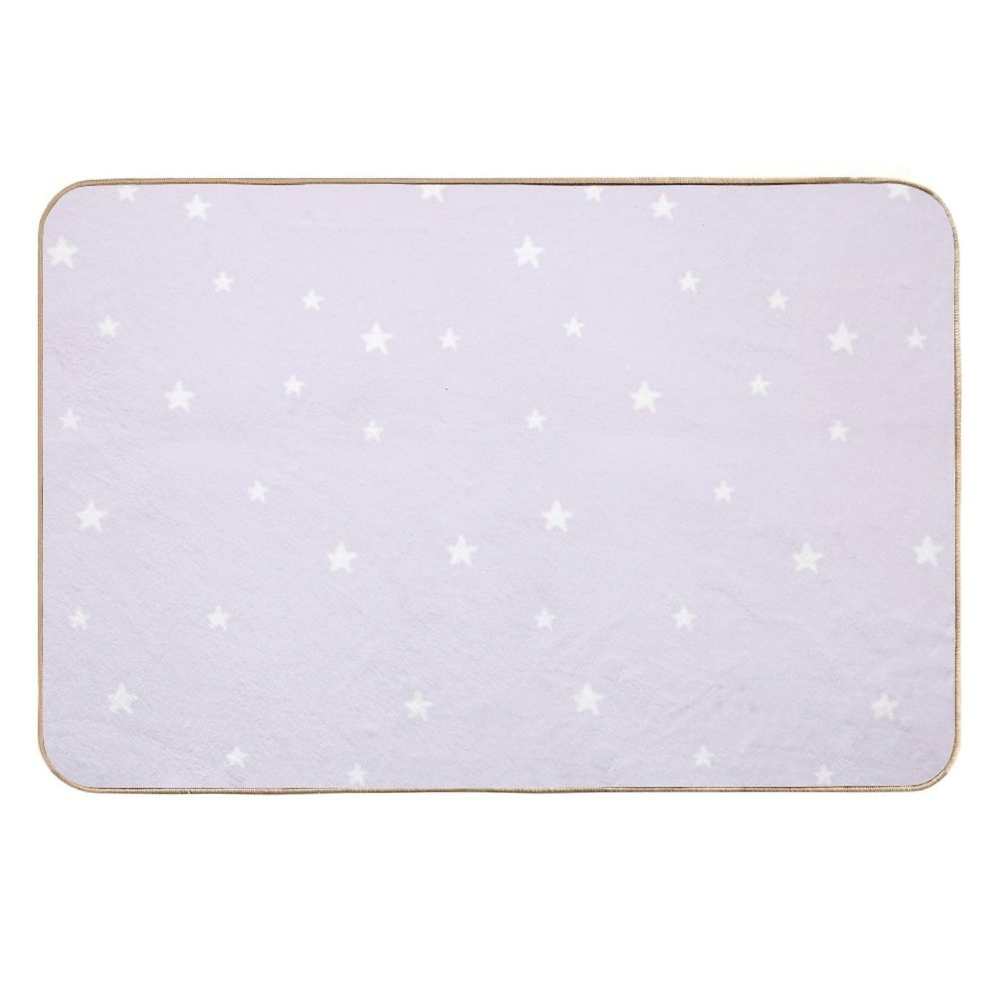 Lilac Stars Repositionable Bath Mat