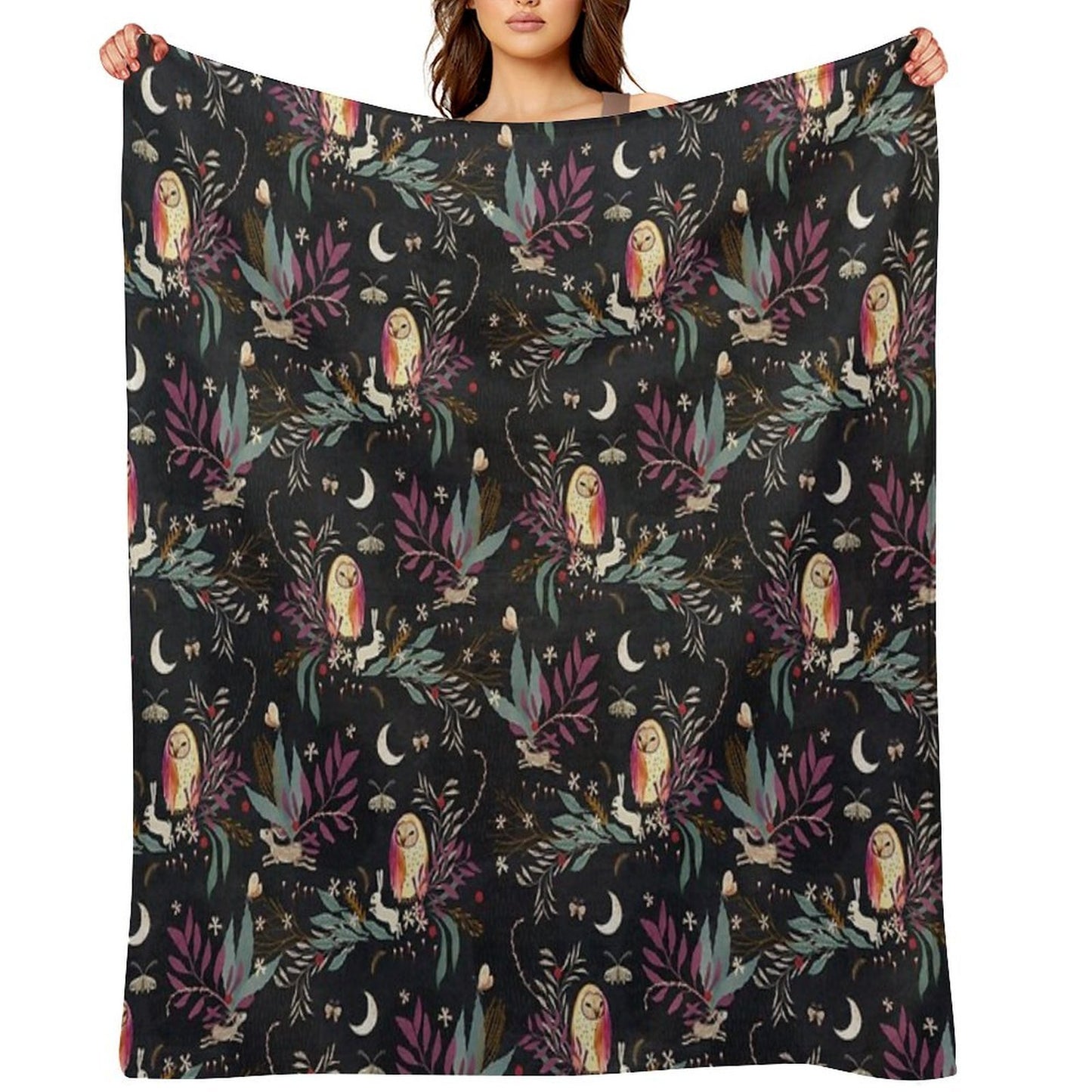 In The Night Garden Quick-dry Throw Blanket