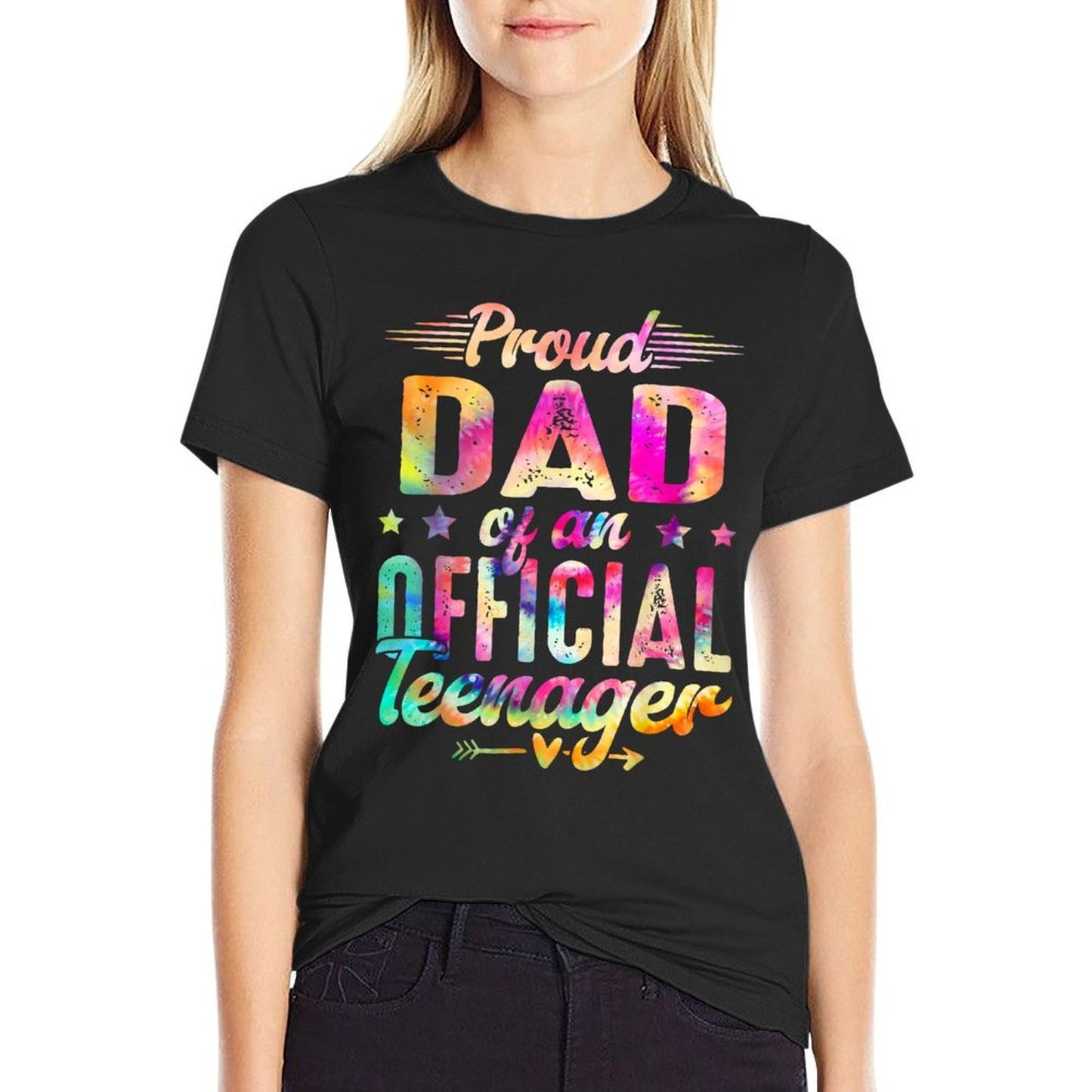 13 Years Old Proud Dad Officialnager 13th Birthday Slim-fit Cut T-Shirt