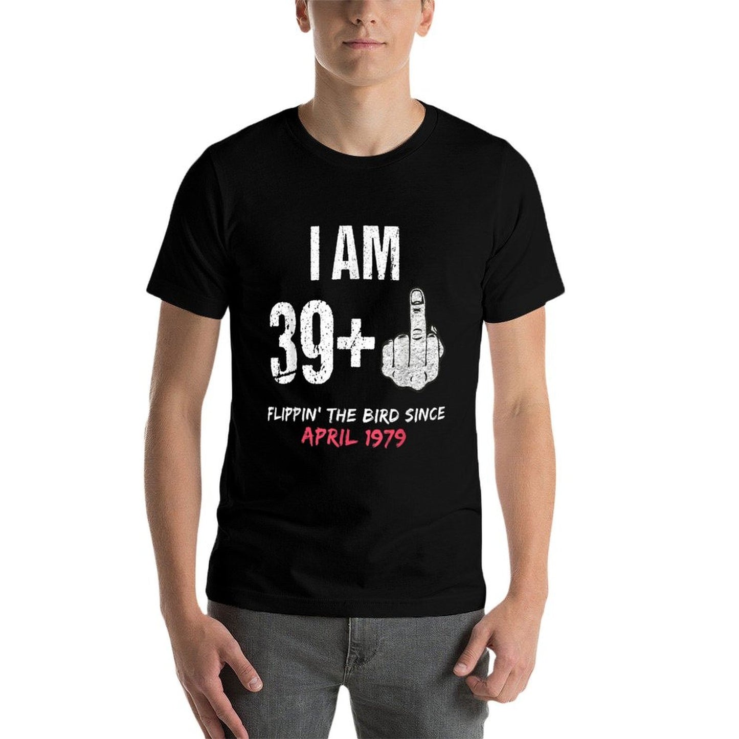 April 1979 40th Birthday Retro Vintage 1979 Birthday Stretchy T-Shirt