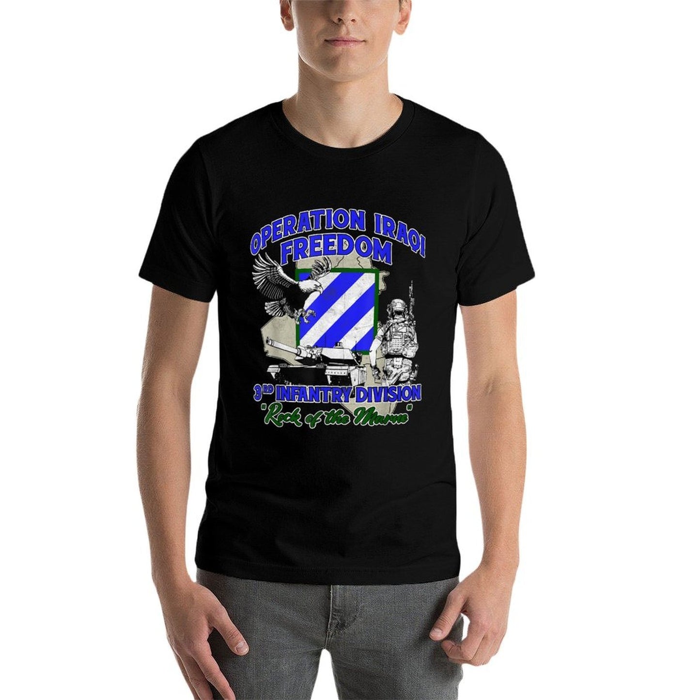 3rd Infantry Division - Operation Iraqi Freedom OIF Veteran Comfortable T-Shirt
