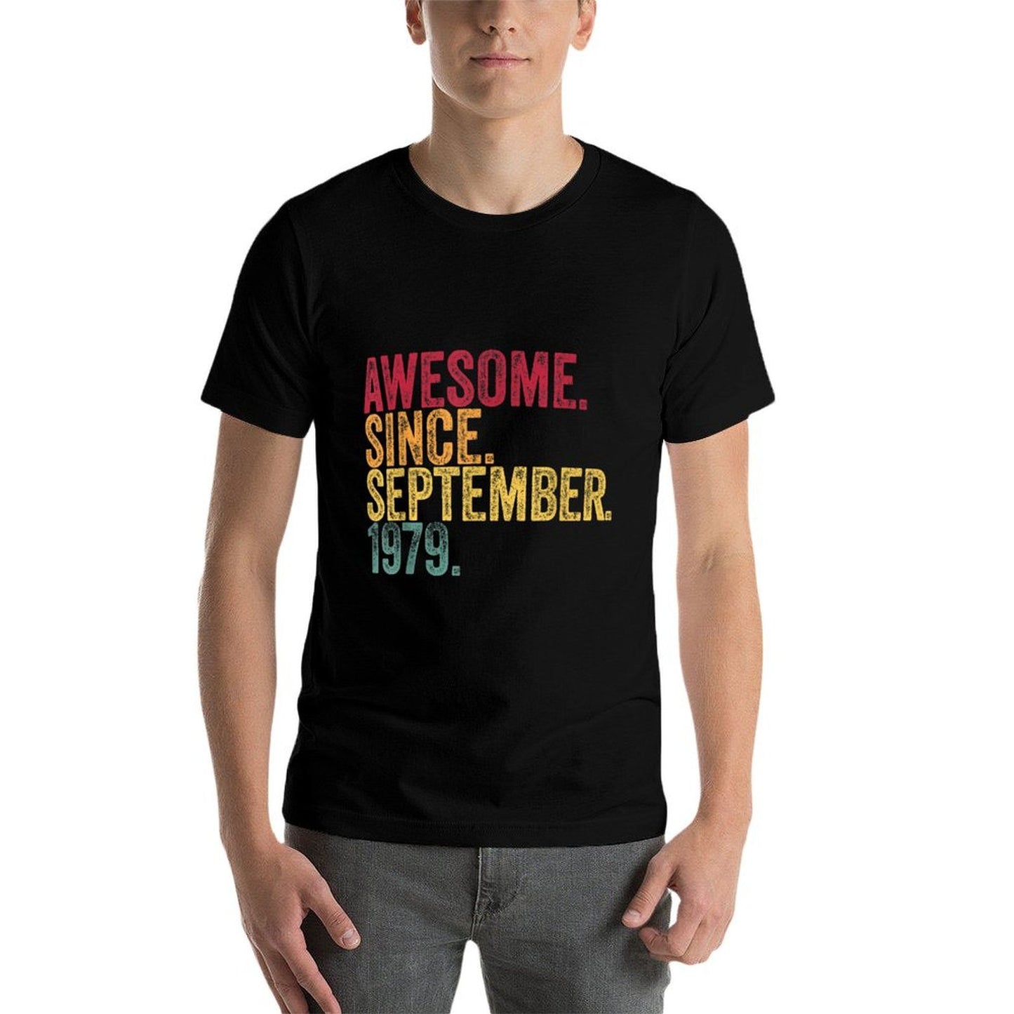 40th Birthday Gifts Funny Born in September 1979 Mens Womens Durable T-Shirt