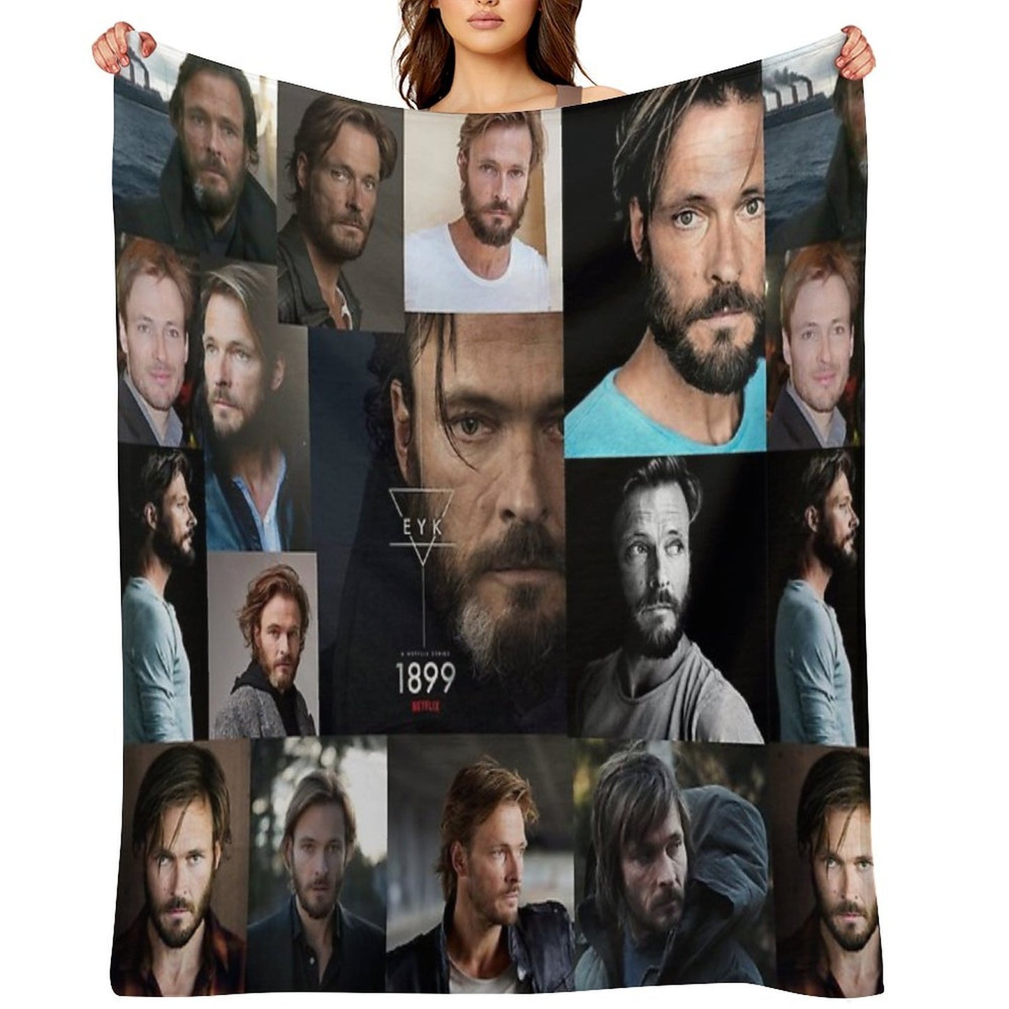 Andreas Pietschmann Collage Design Multi-functional Throw Blanket