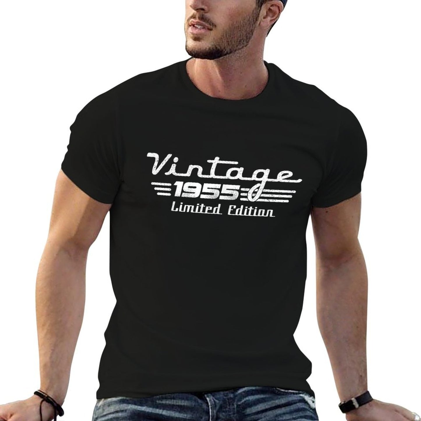 Vintage Limited Edition 1955 70th Birthday Stretchy T-Shirt