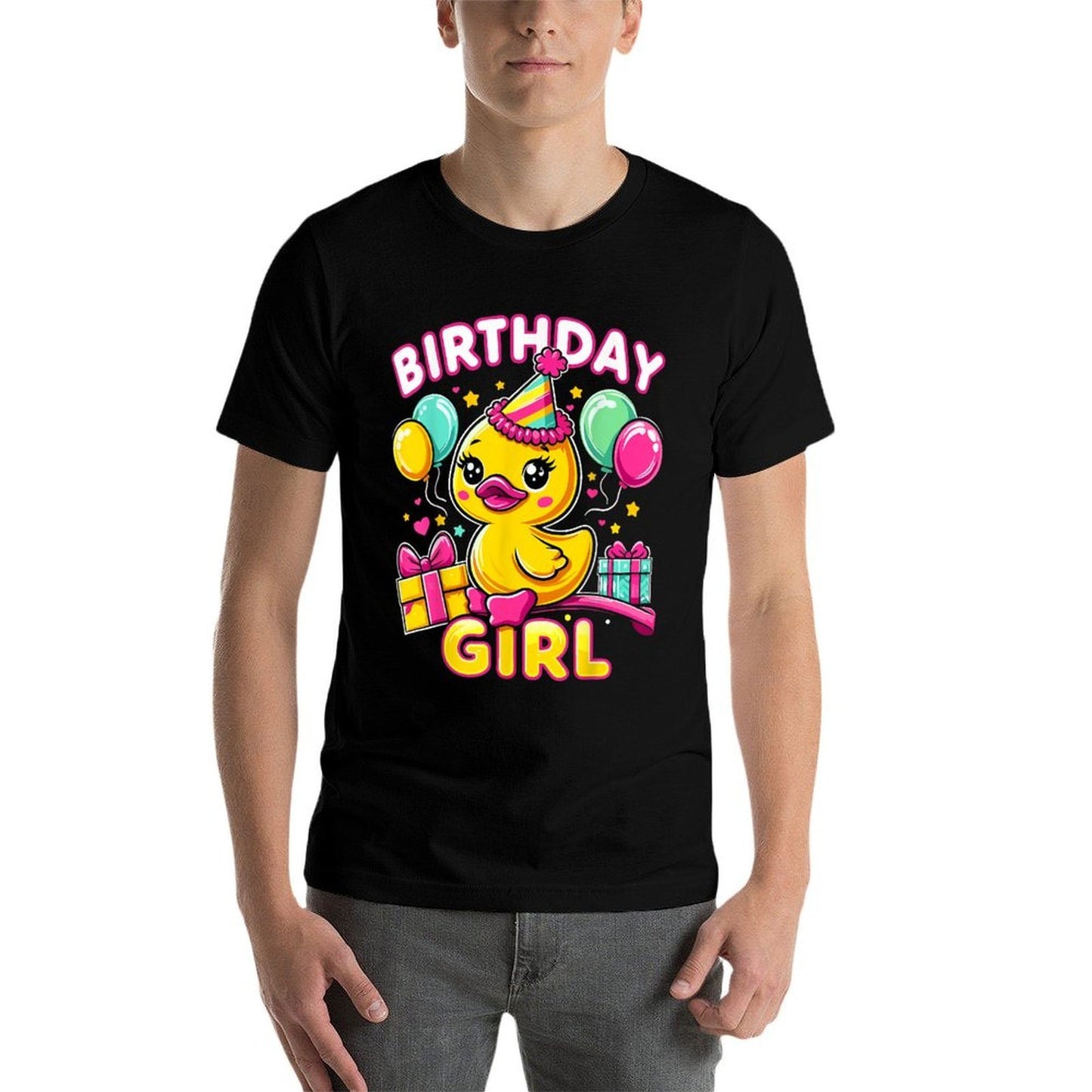 Birthday Girl Rubber Duck Lightweight T-Shirt