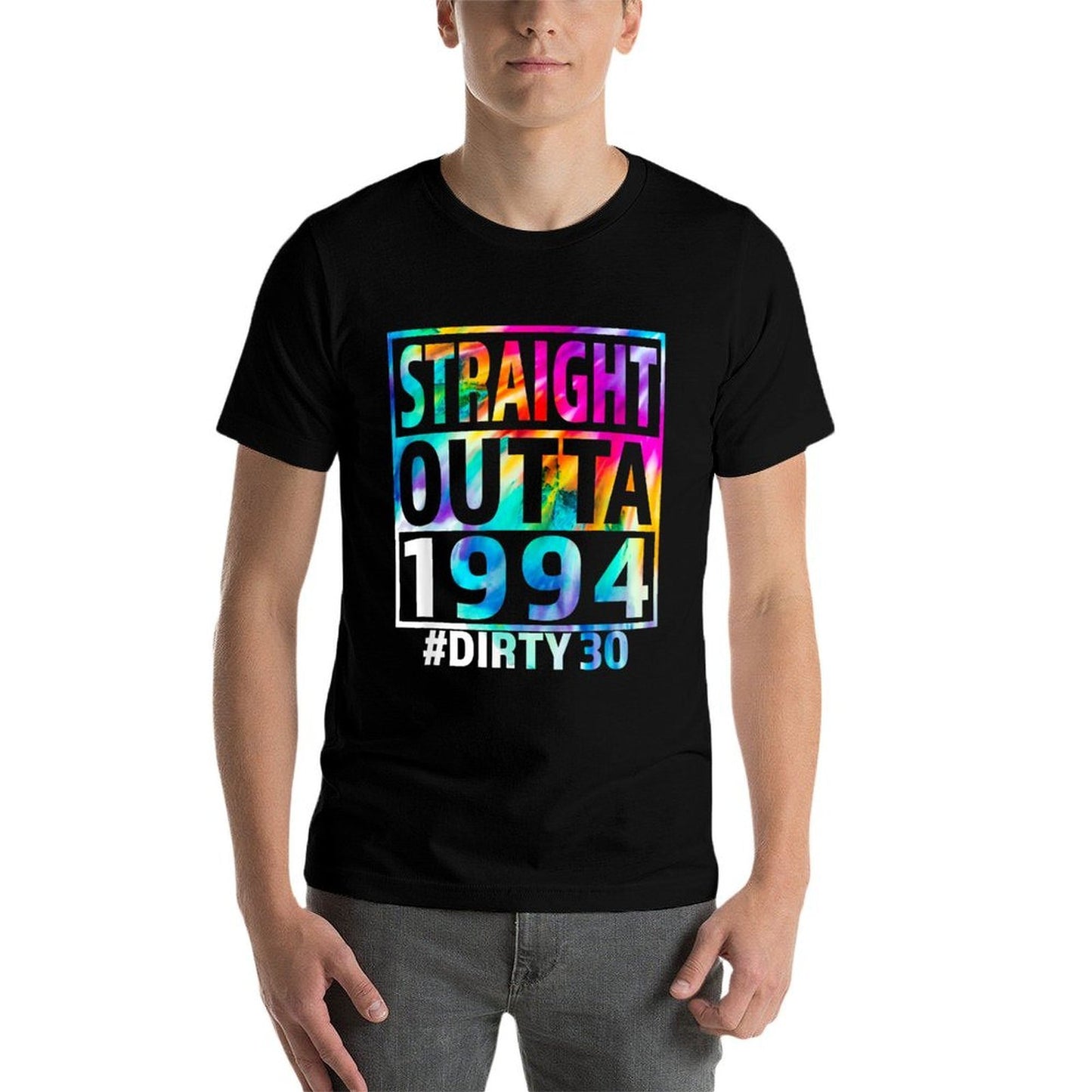 Straight Outta 1994 Dirty Thirty Funny 30th Birthday Gift Odor-resistant T-Shirt