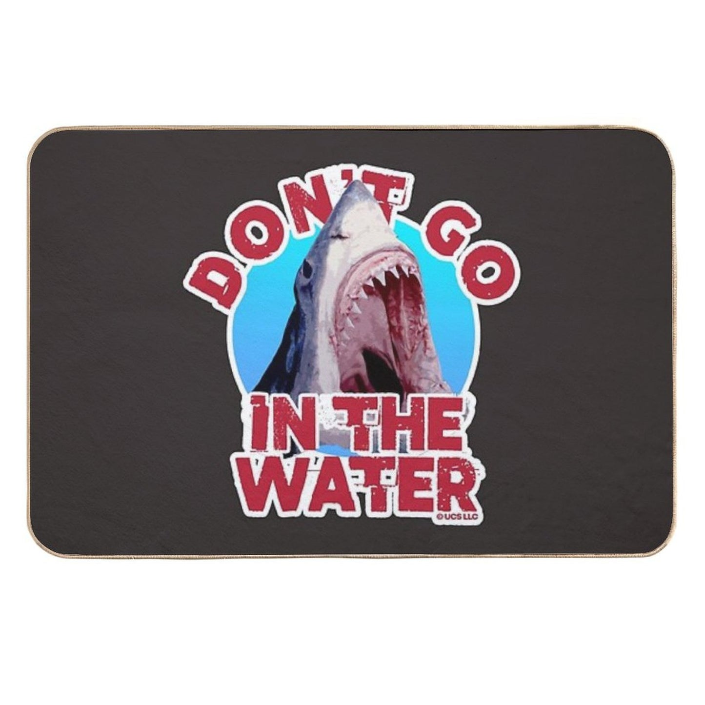 Jaws Movie Don't Go in The Water. Birthday Party Gifts. Officially Licensed Merch. Multi-Purpose Bath Mat