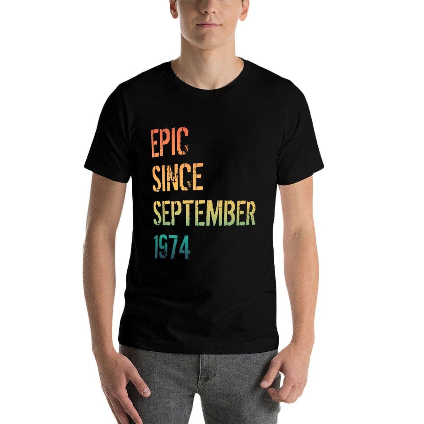 50th Birthday Men Women Born September 1974 Premium Quick-drying T-Shirt