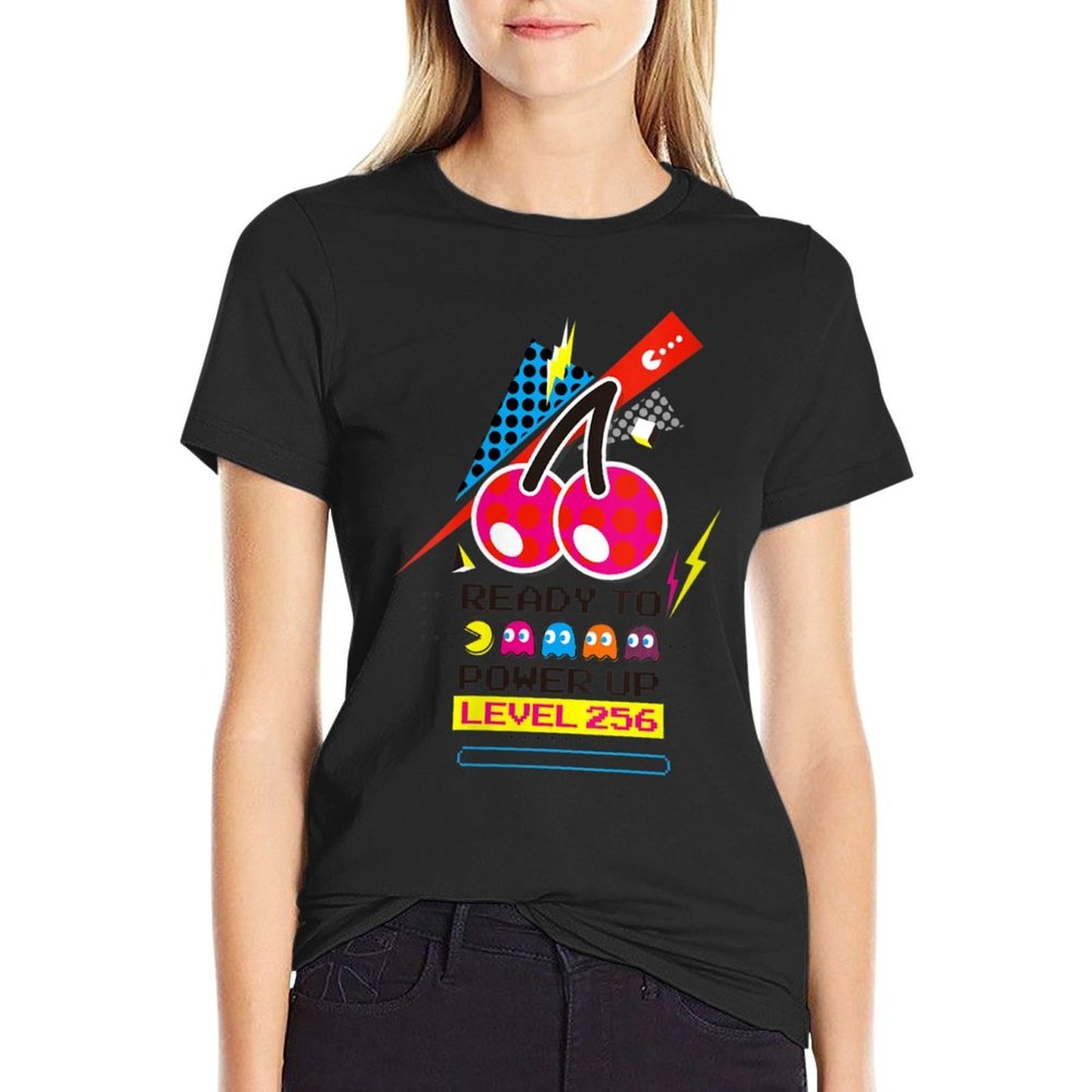 Womens PAC-MAN Durable T-Shirt