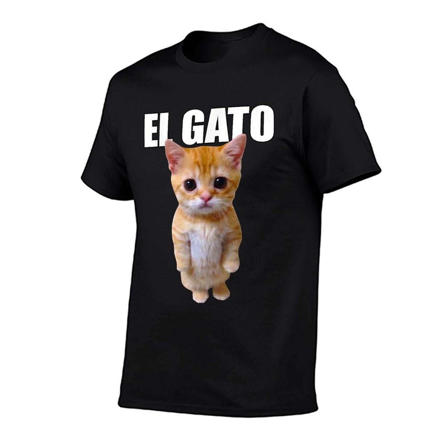 El Gato Meme Sad Crying Cat Munchkin Kitty Meme Trendy Slim-fit Cut T-Shirt