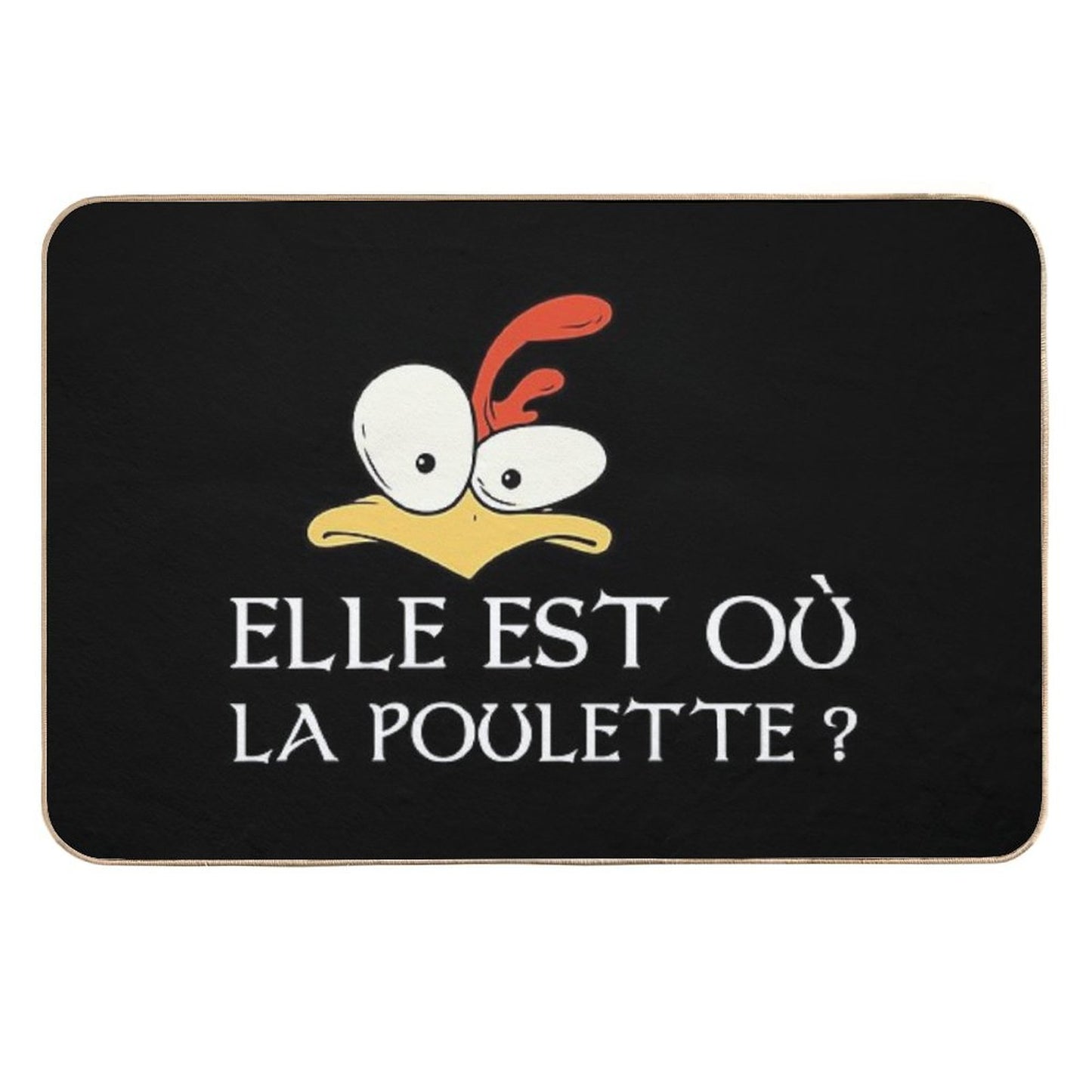 Kaamelott - Where's The Chick Dirt-Trapping Bath Mat