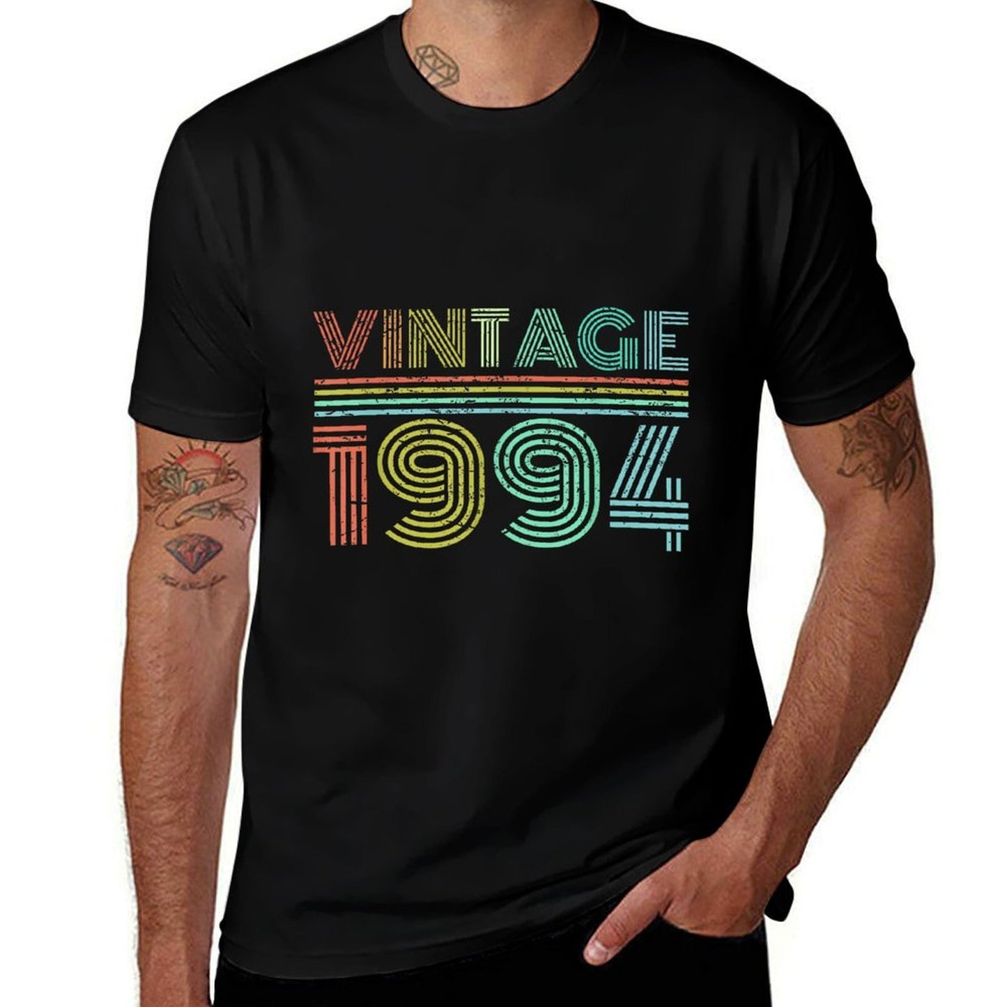 1994 Vintage For Men Women 30th Birthday Heathered Texture T-Shirt