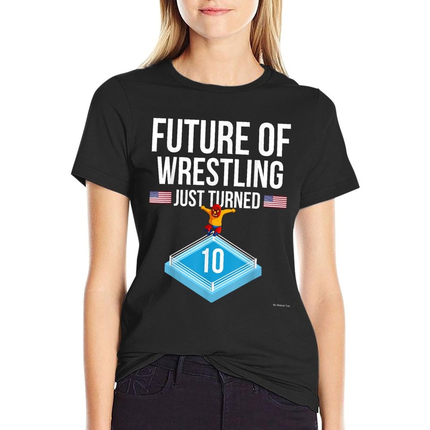 10th Birthday Wrestling T Gift For Birthdays Stretchy T-Shirt