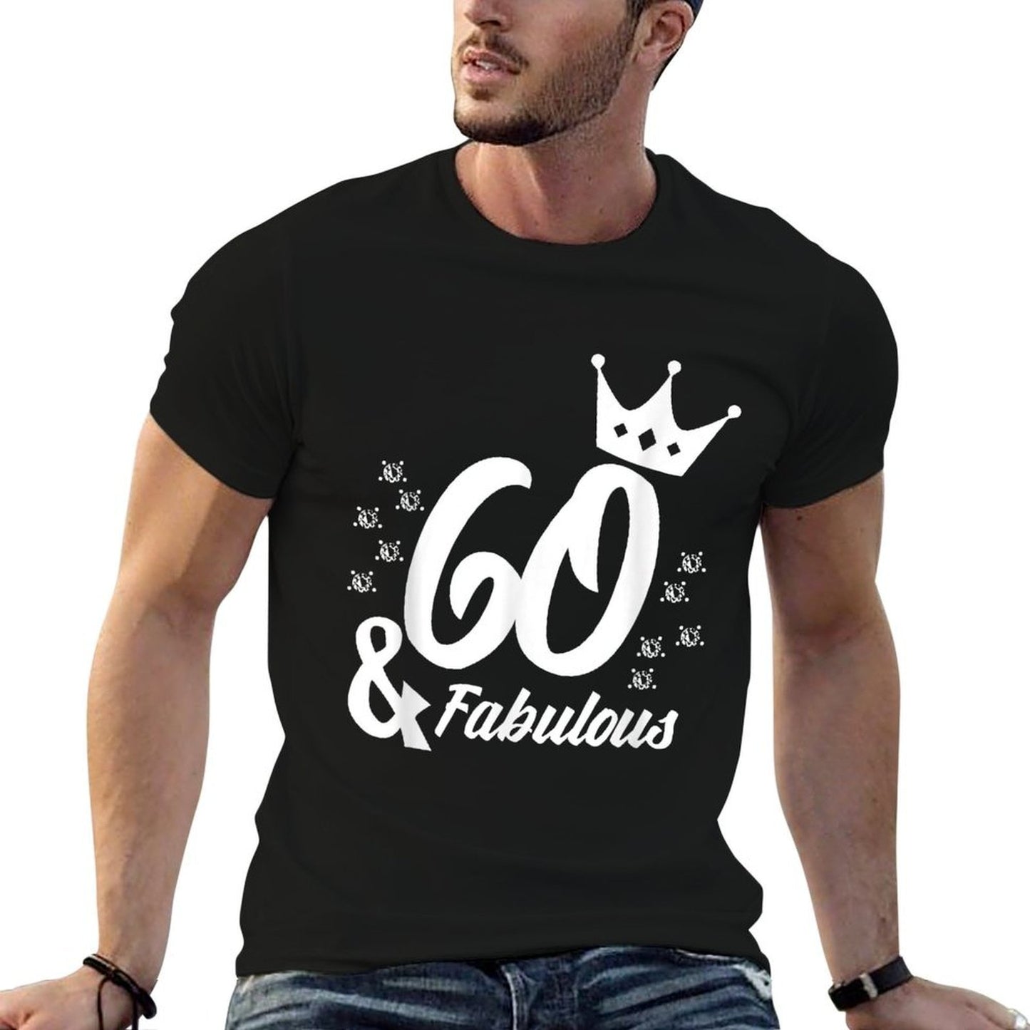 60 & Fabulous 60th Birthday Diamond 1958 T-shirt Affordable Price T-Shirt