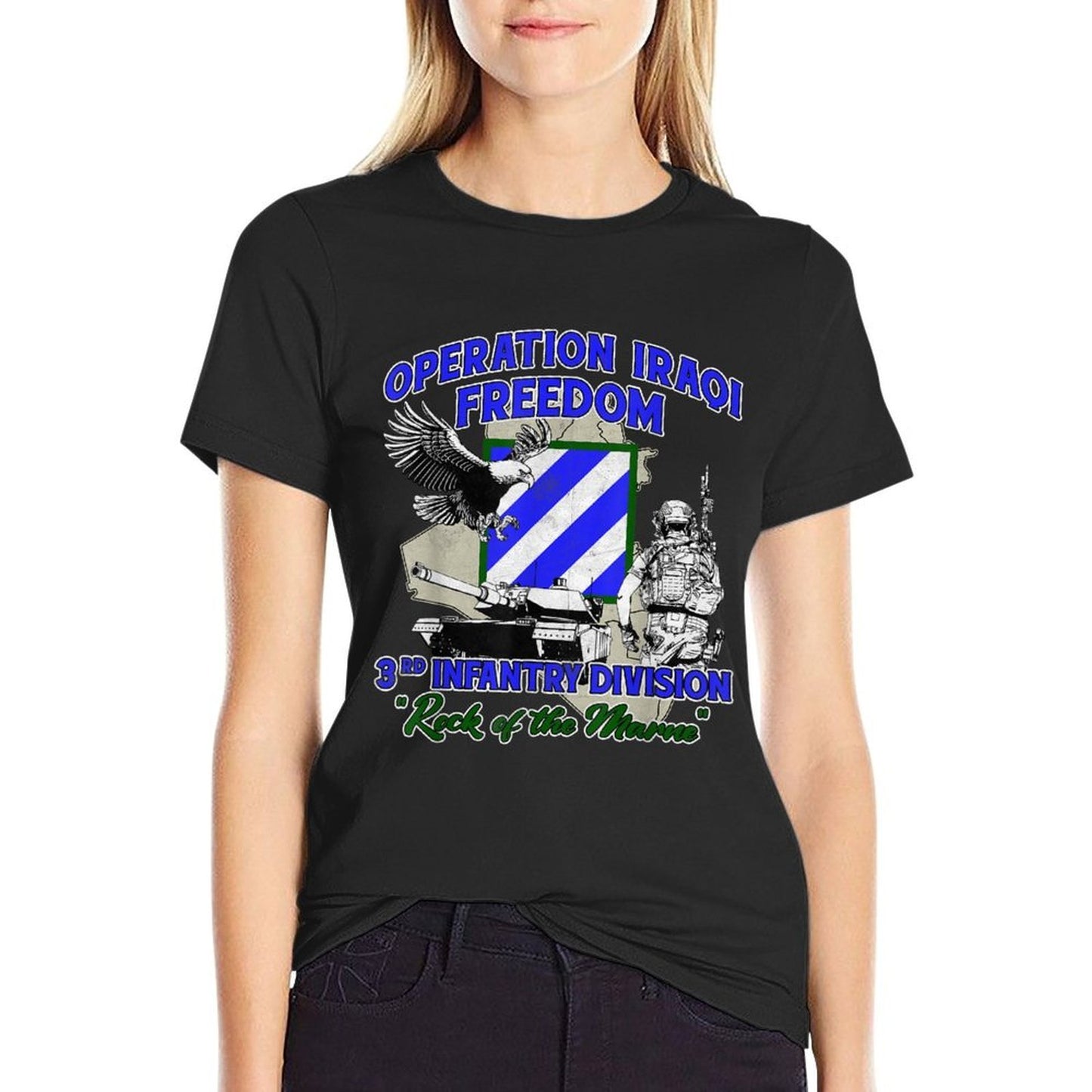 3rd Infantry Division - Operation Iraqi Freedom OIF Veteran Comfortable T-Shirt