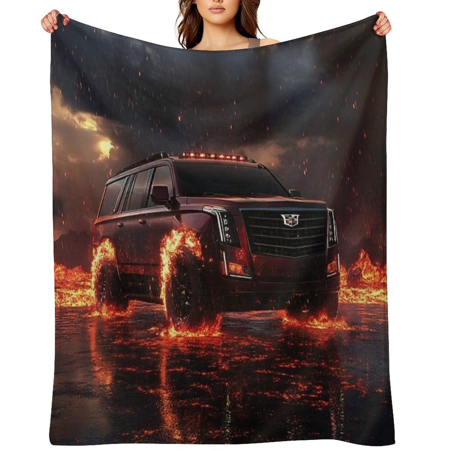 Horror Art Escalade Premium Throw Blanket
