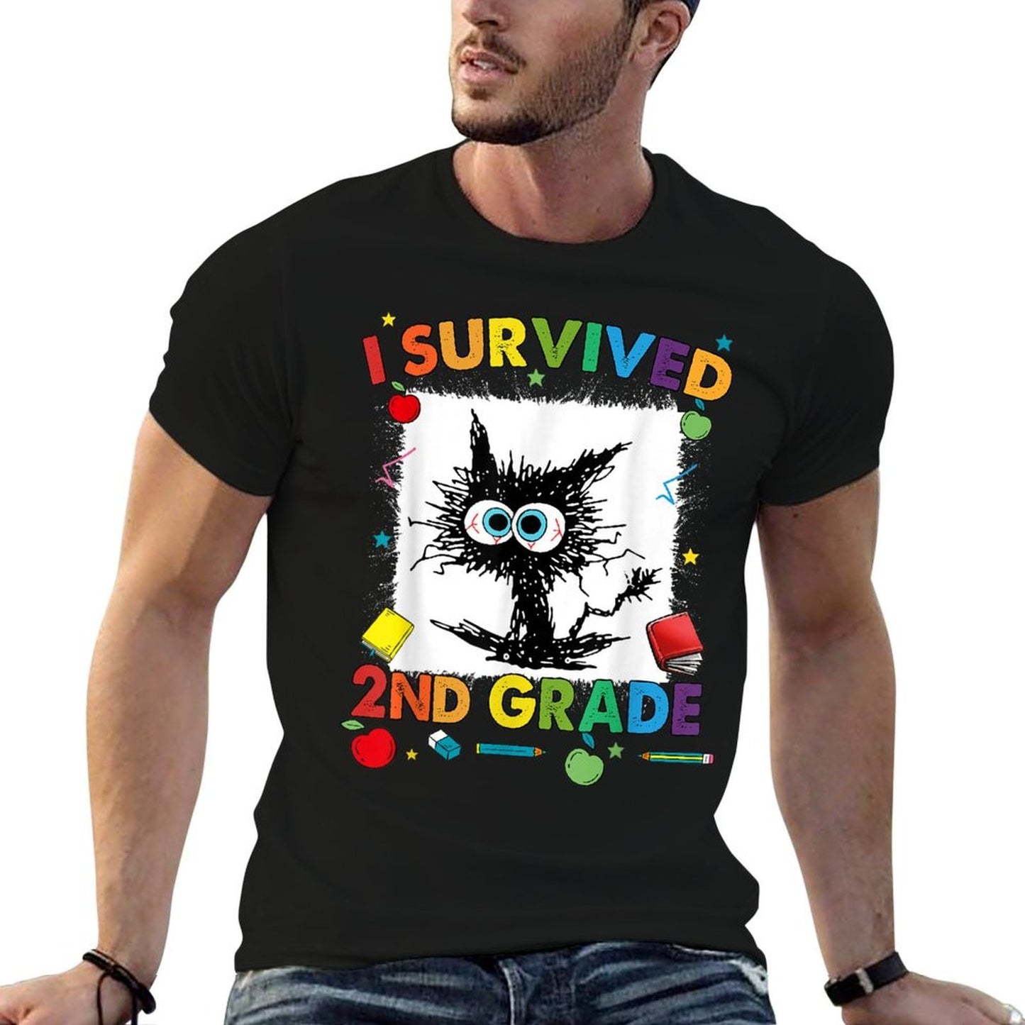 Funny Last Day Of Second 2nd Grade I Survived 2nd Grade Soft T-Shirt