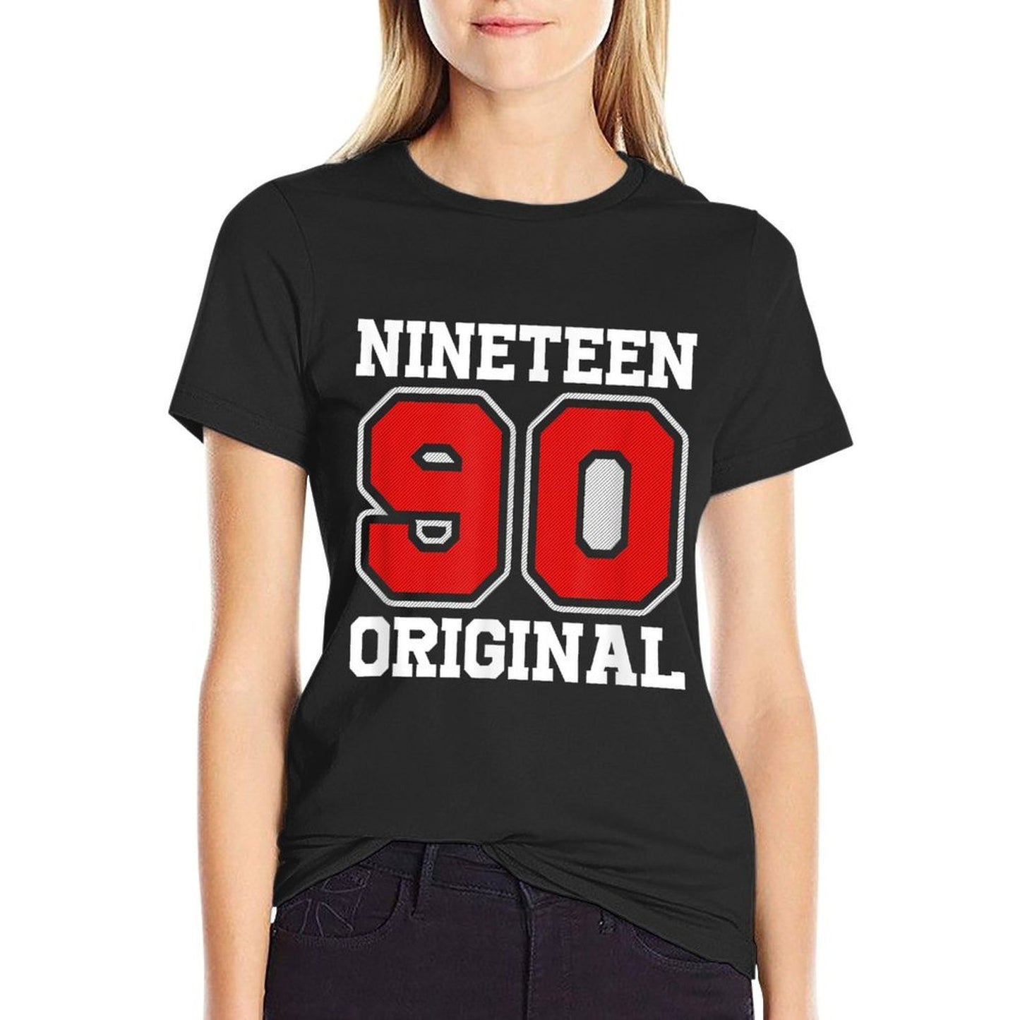 Humor 1990 35 Year Old Bday Men Women 35th Birthday Polyester Blend T-Shirt