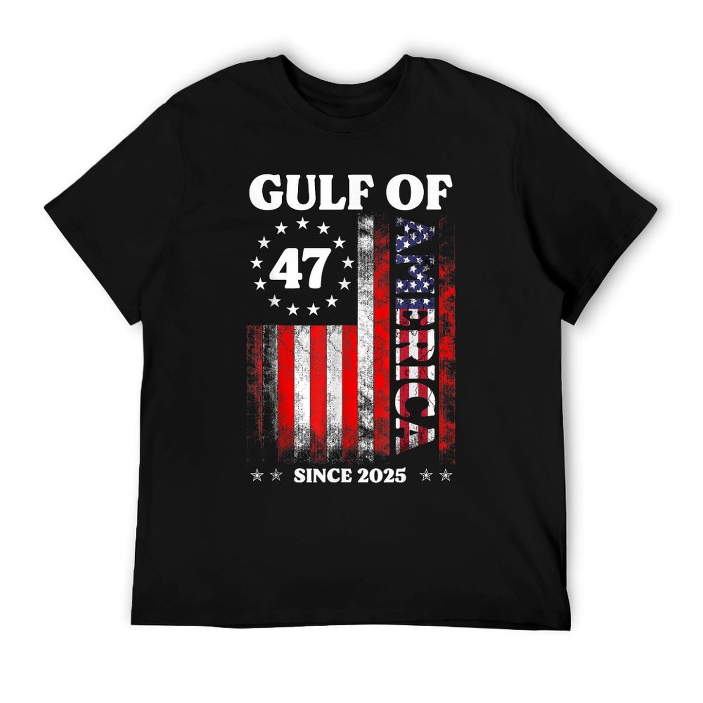 Gulf of USA America Funny Vintage USA Flag Classic T-Shirt