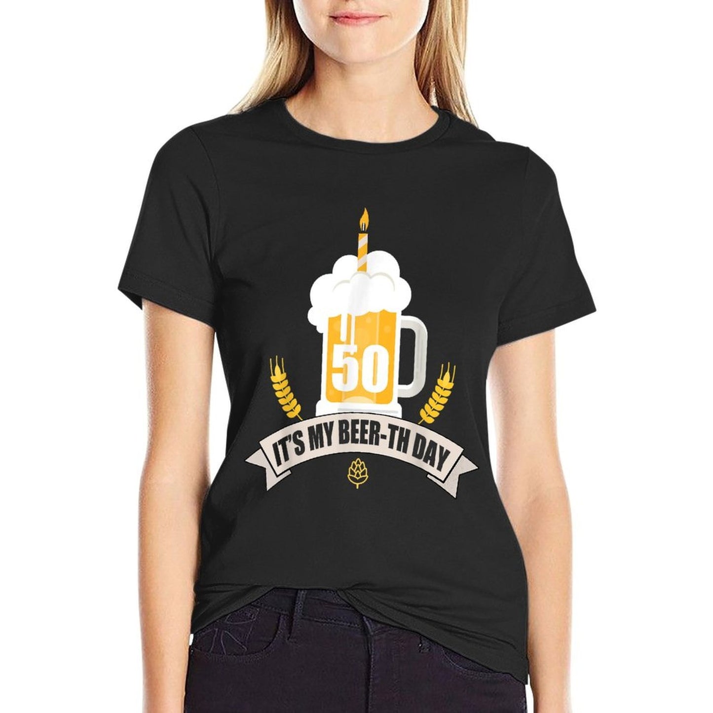 50th Birthday Its My Beer-th Day Funny Beer Durable T-Shirt
