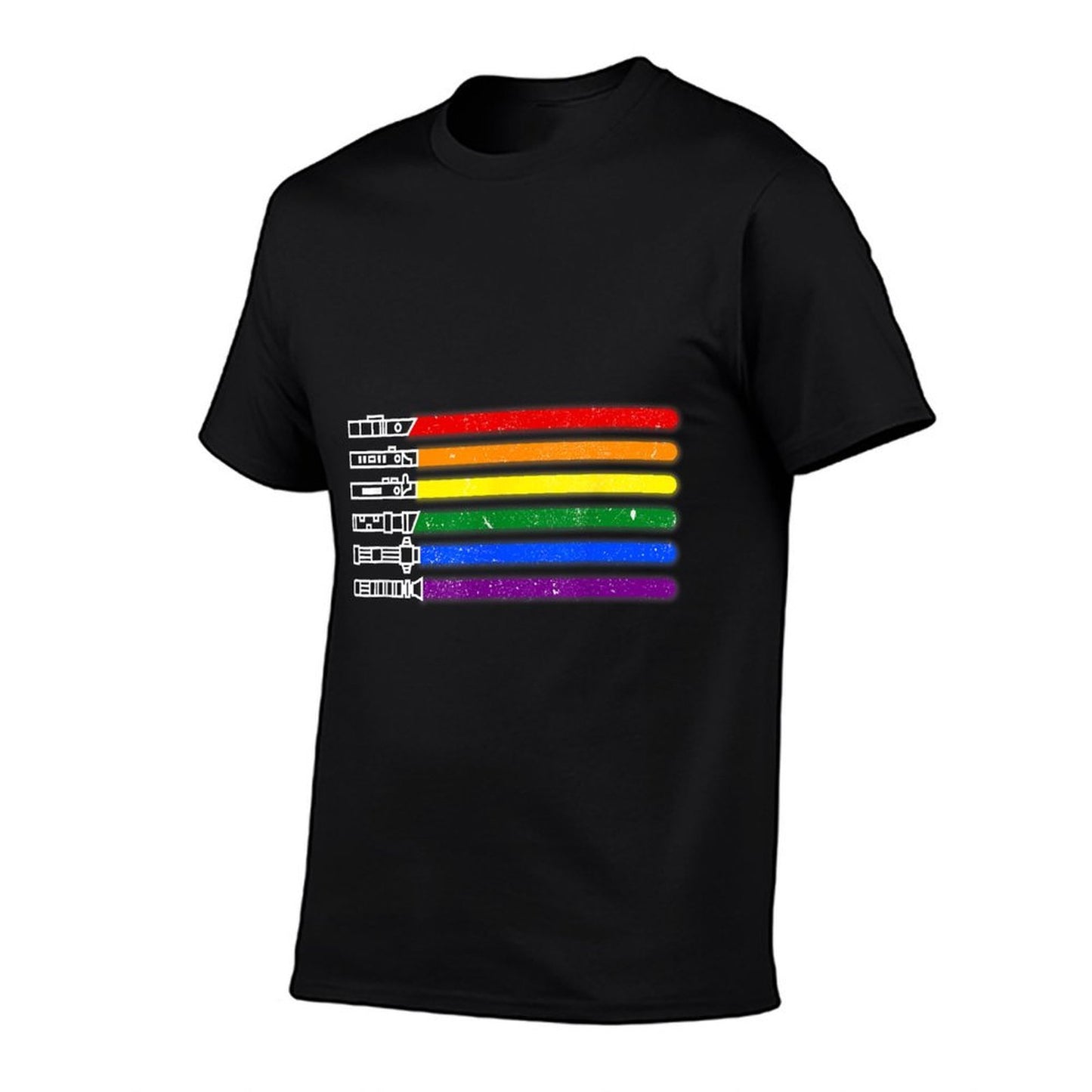 Funny Gay Saber Rainbow LGBT Pride Month 2022 LGBTQ Moisture-wicking T-Shirt