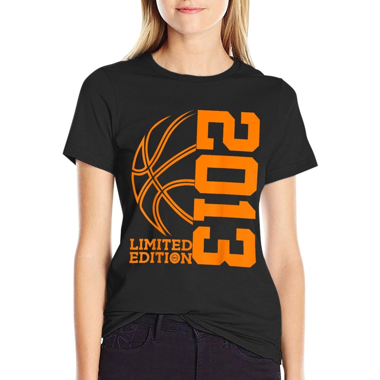 12th BIRTHDAY BASKETBALL LIMITED EDITION 2013 High-quality Stitching T-Shirt