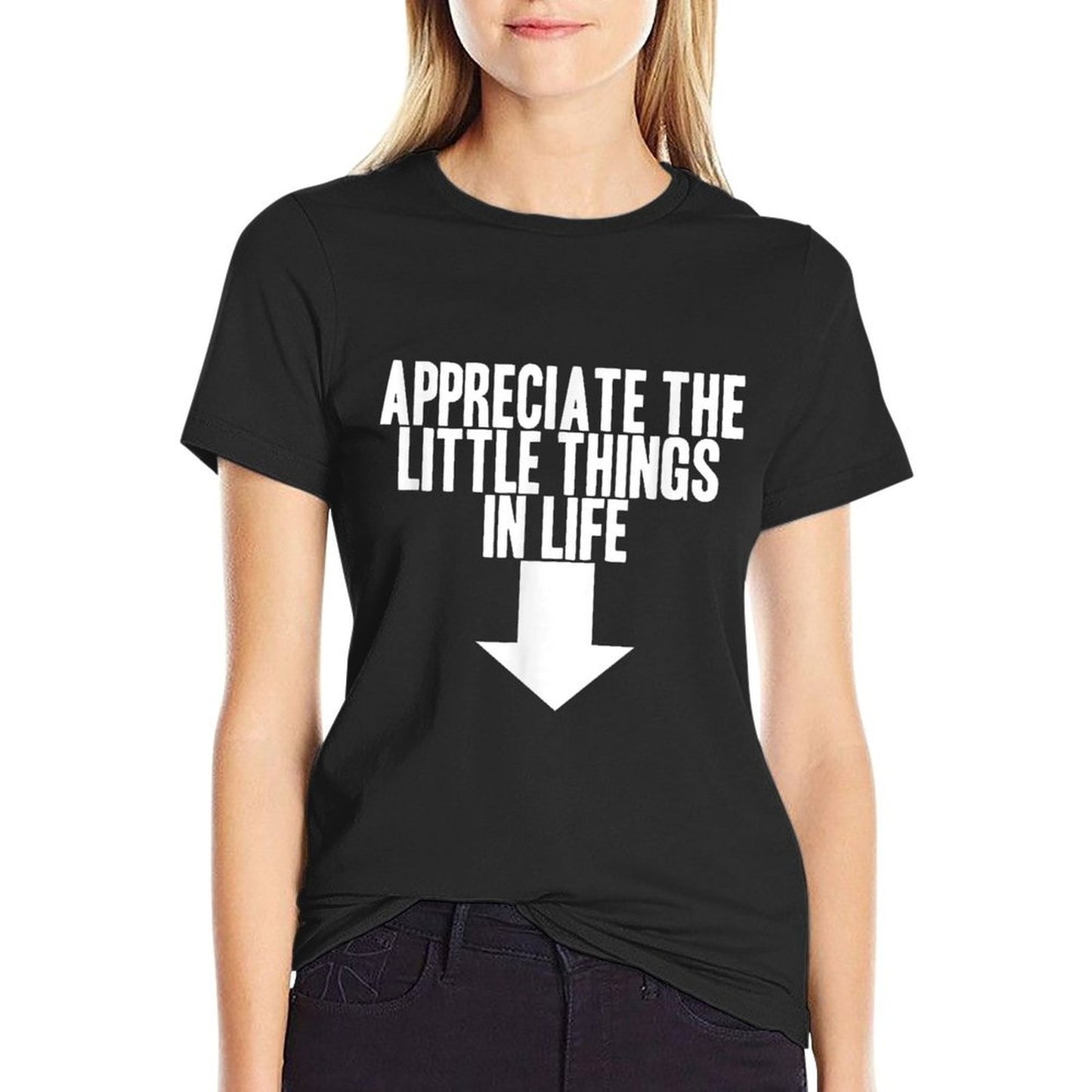 Small Penis Little Things Funny Bachelor Party Gag Wrinkle-resistant T-Shirt