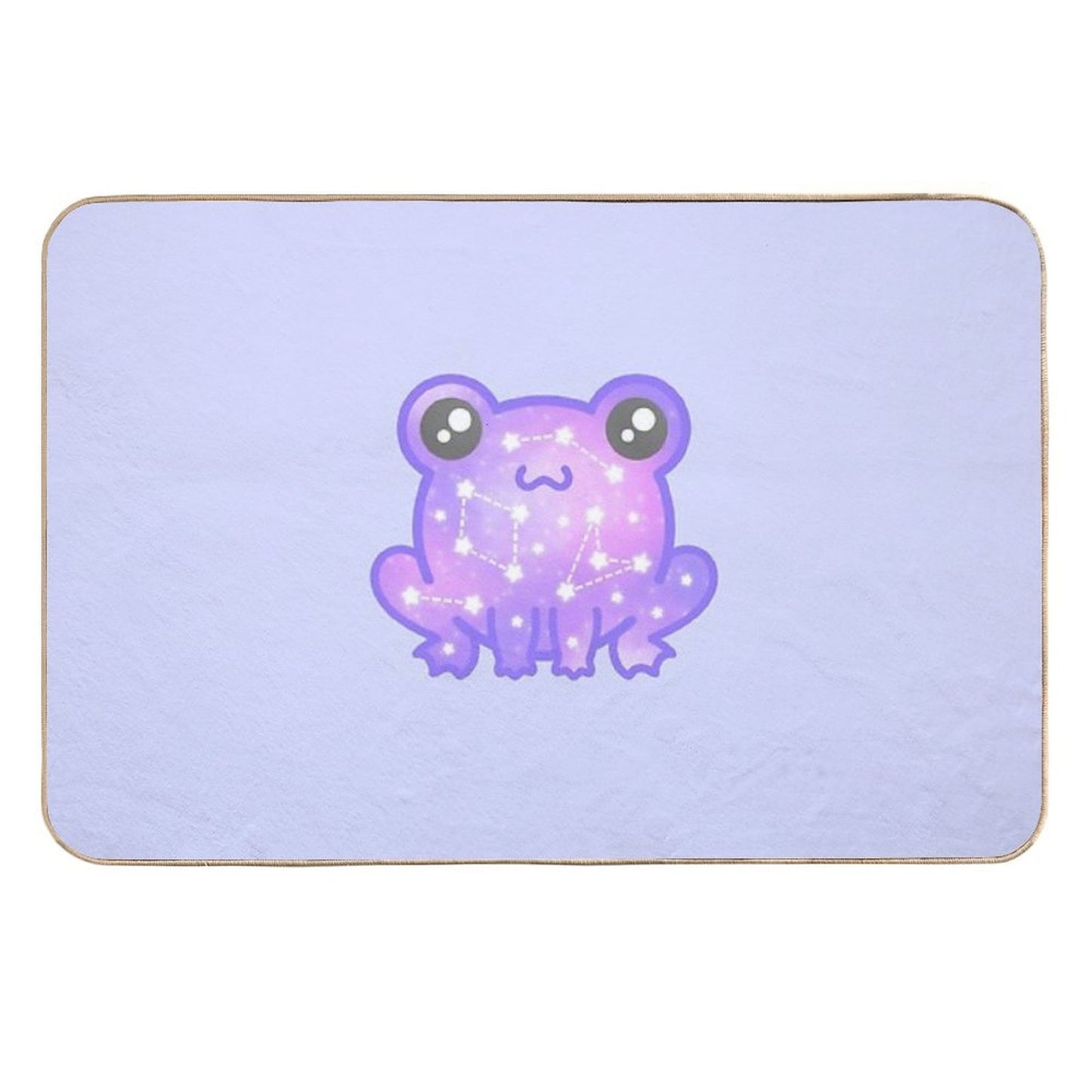 Galaxy Frog Anti-Trip Bath Mat