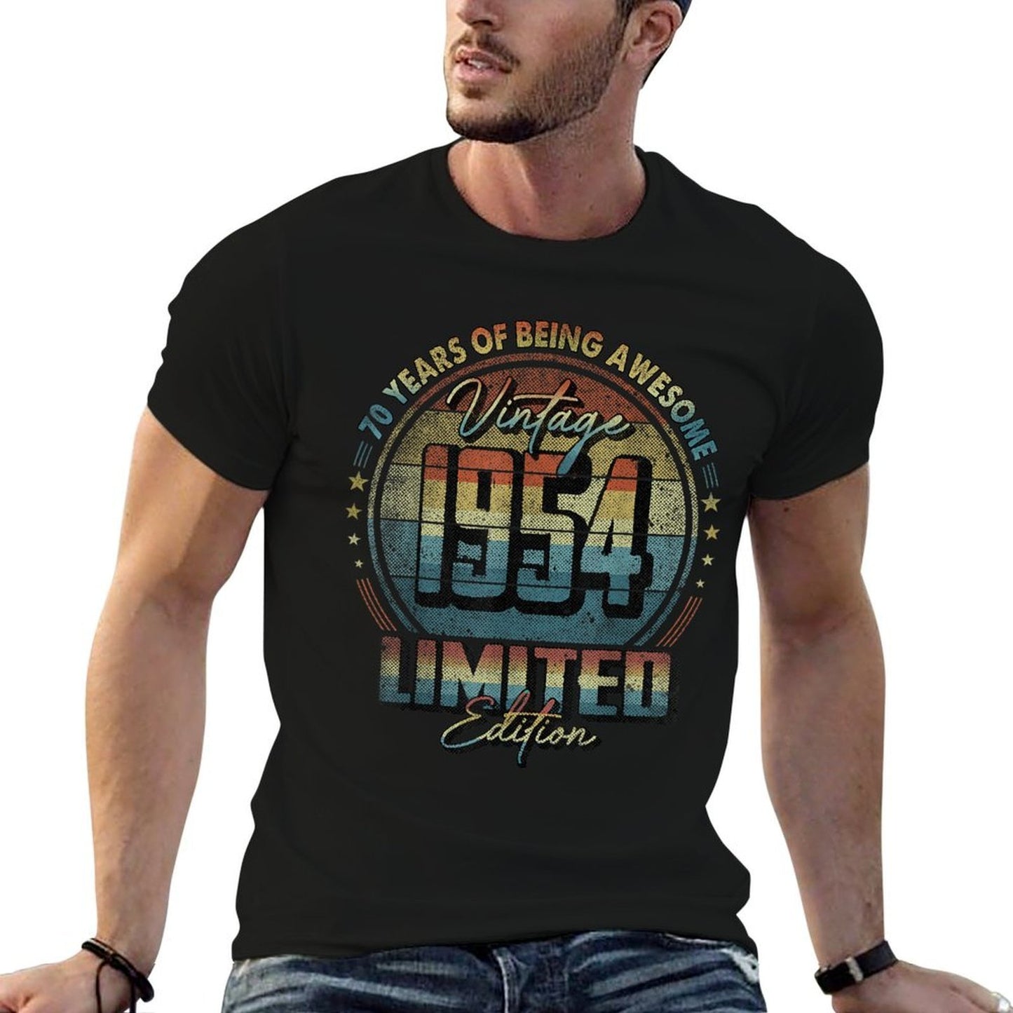Vintage 1954 Limited Edition 70 Year Old 70th Birthday Lightweight T-Shirt