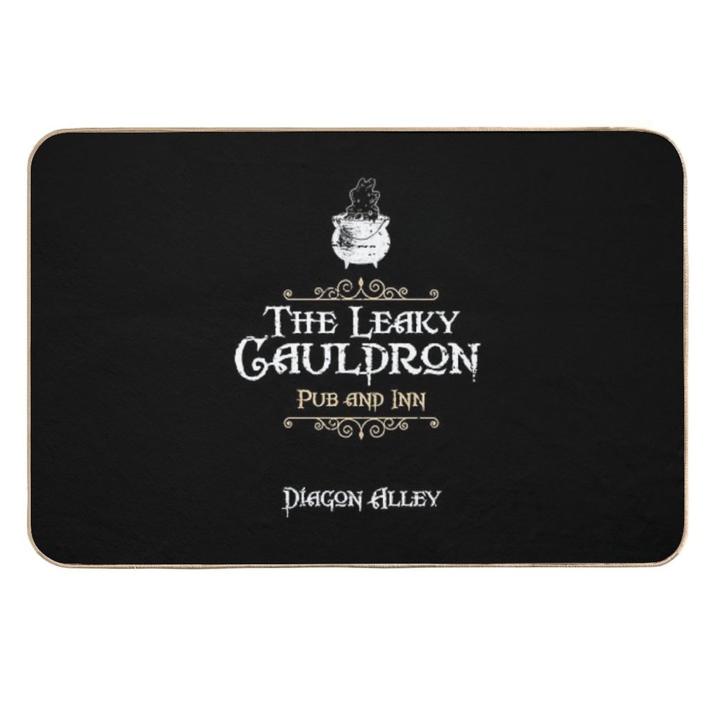The Leaky Cauldron Pub And Inn Easy To Clean Bath Mat