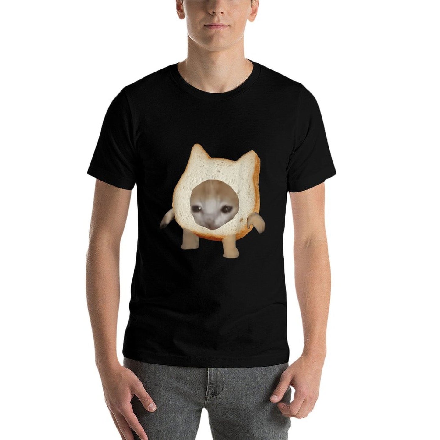 Bread Cat Meme Vintage-inspired T-Shirt