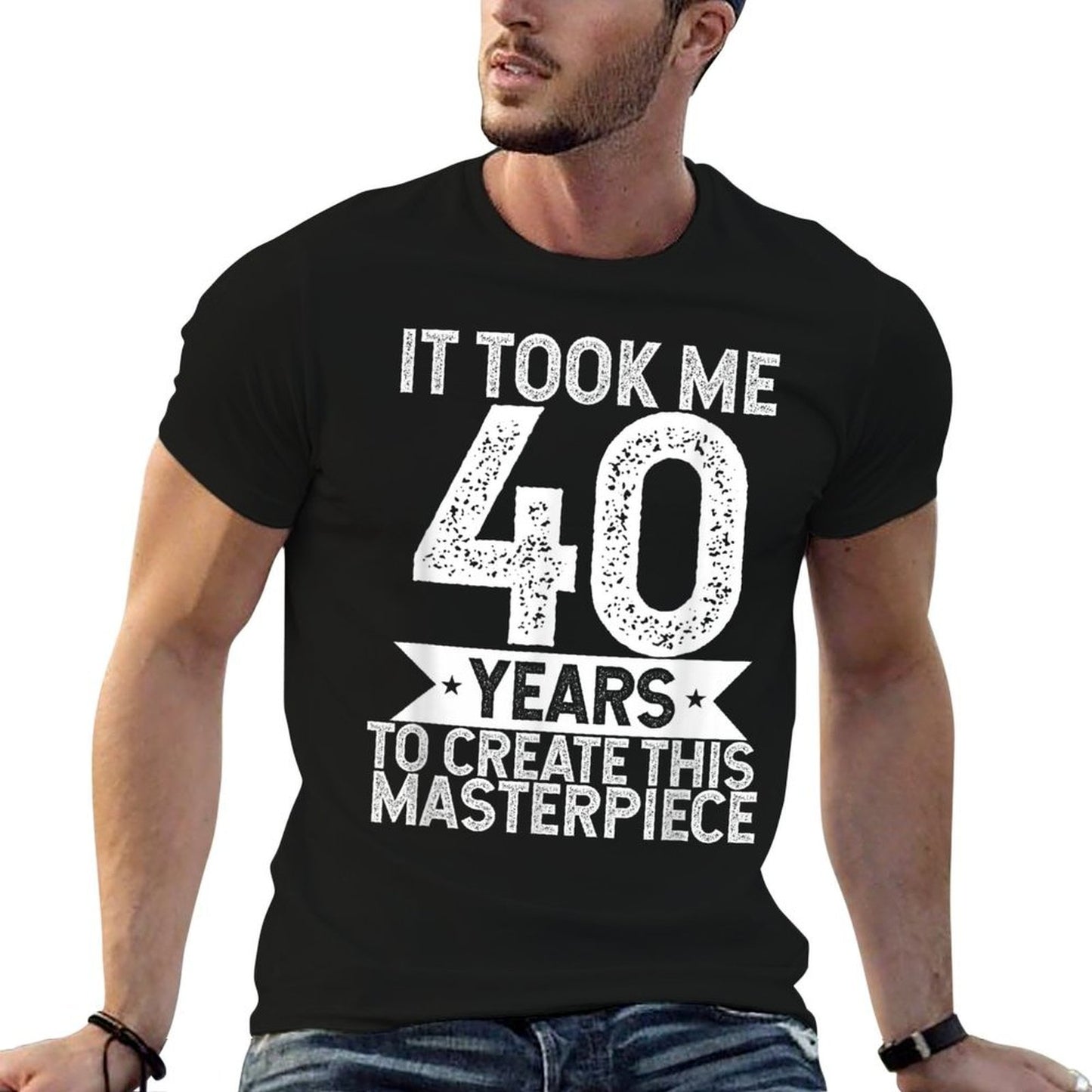 40 Years Masterpiece 40th Birthday Gifts for Women Fade-proof Color T-Shirt
