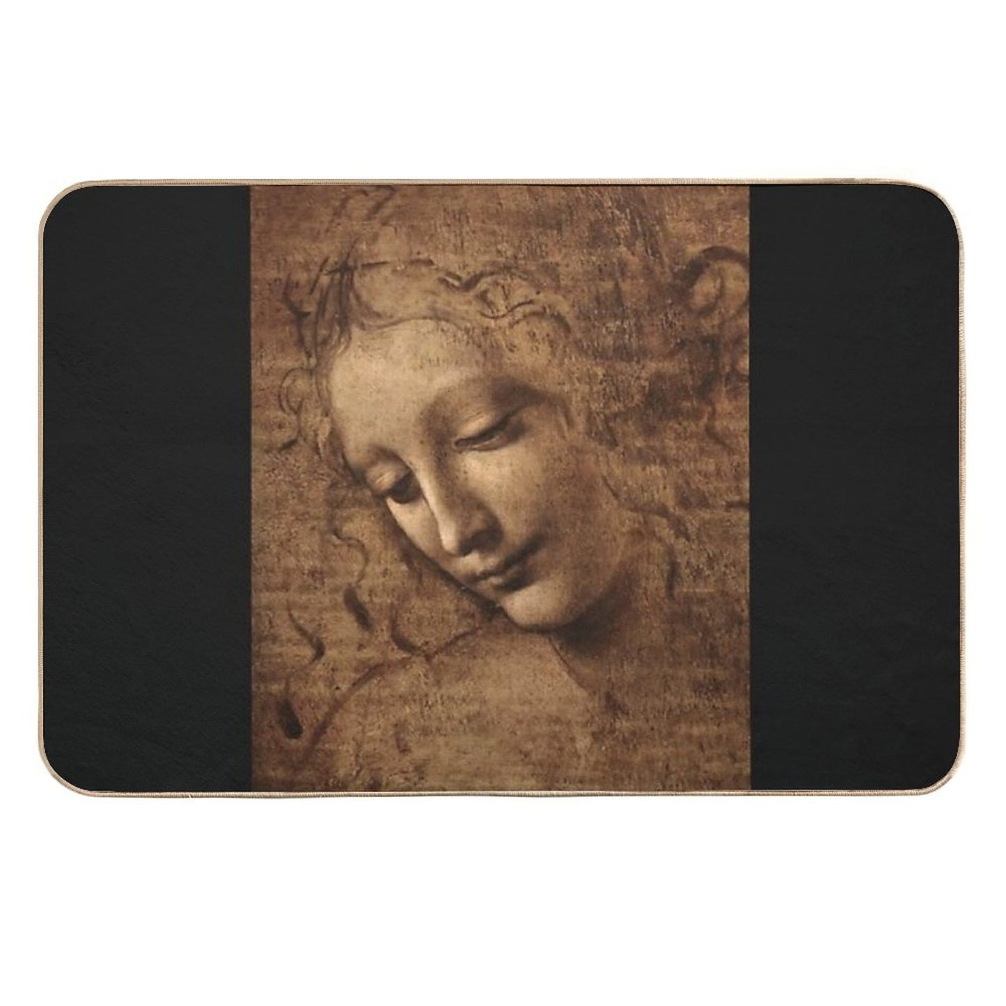 La Scapigliata by Leonardo Da Vinci Pet-Safe Bath Mat