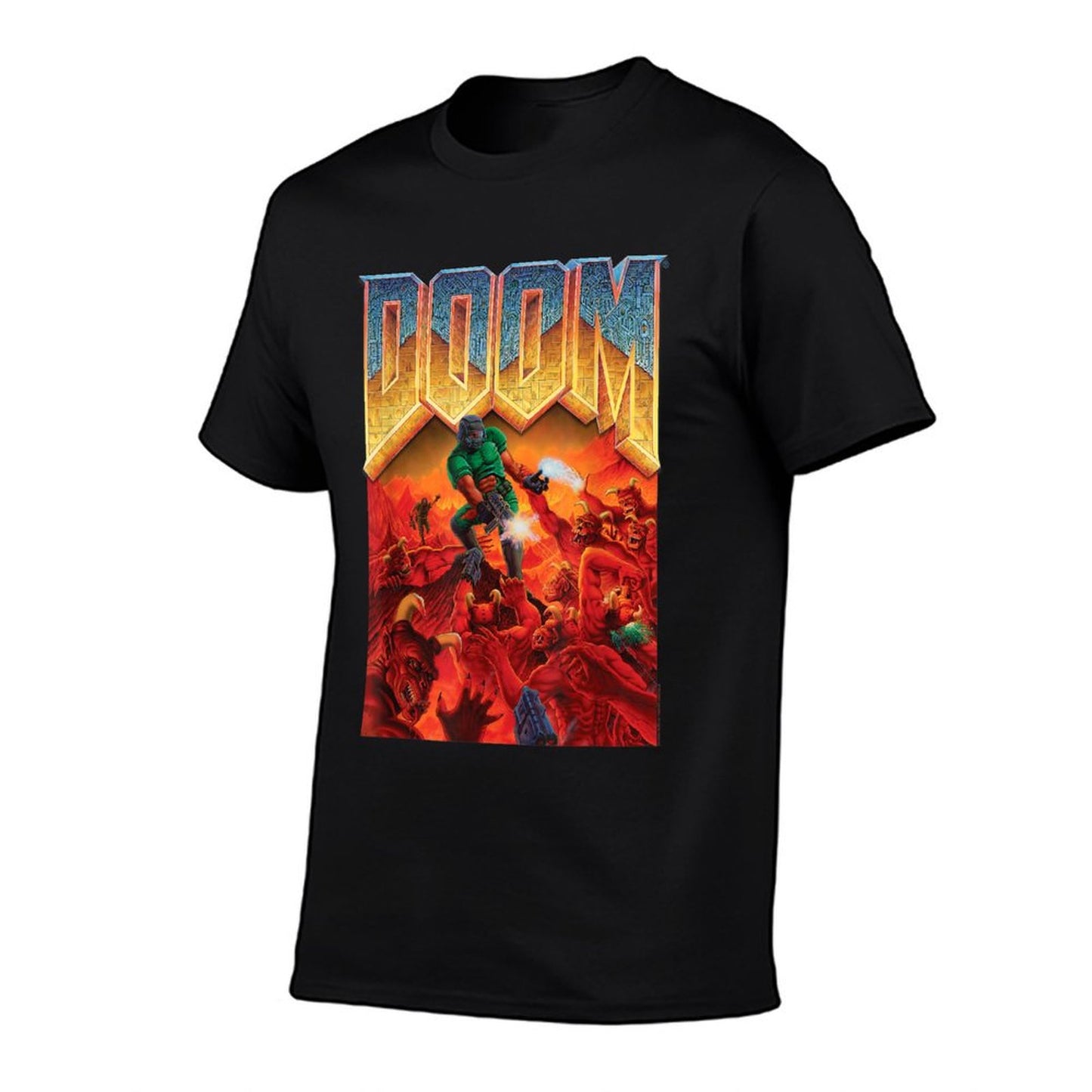 DOOM 1993 Video Game Cover Art Odor-resistant T-Shirt