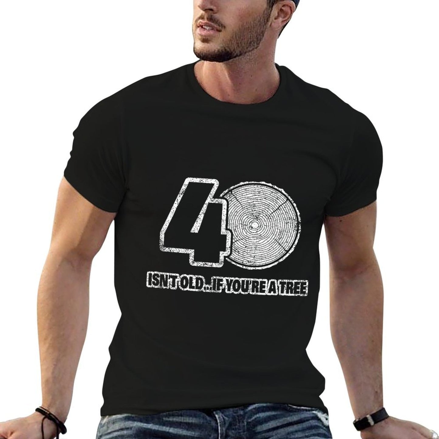 40th Birthday 40 Isn't Old If You're A Tree Quick-drying T-Shirt