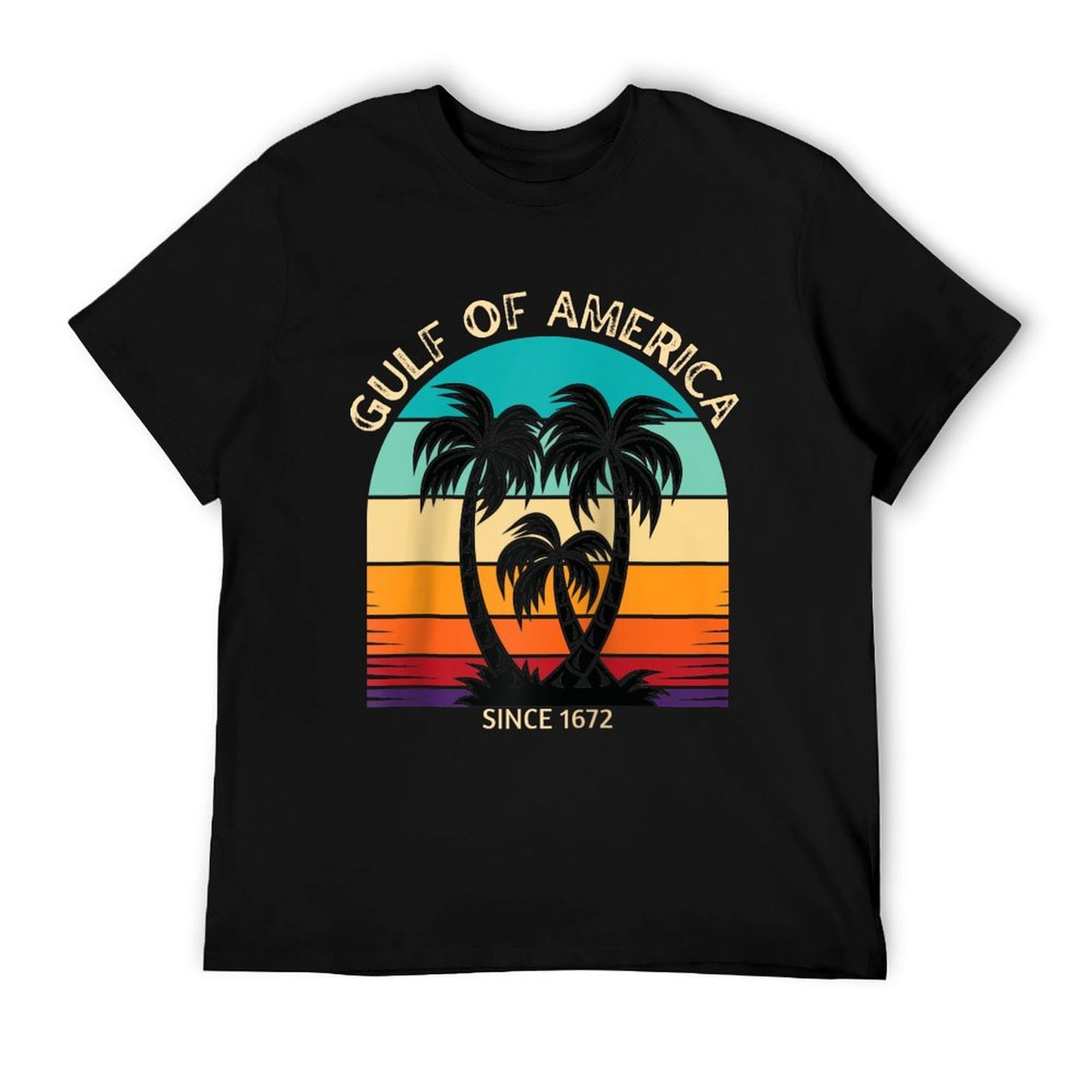 Gulf of USA America Retro Throwback Design Raglan Baseball Lightweight T-Shirt