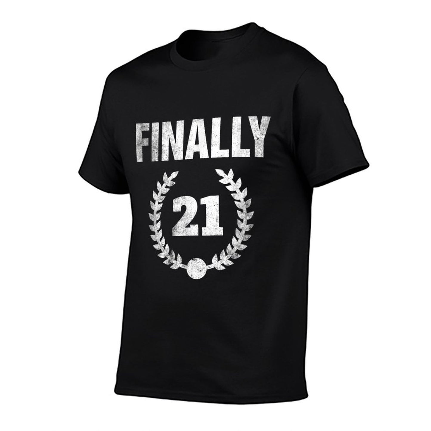 Finally 21 Funny Age 21 Gift For 21st Birthday Tagless Design T-Shirt