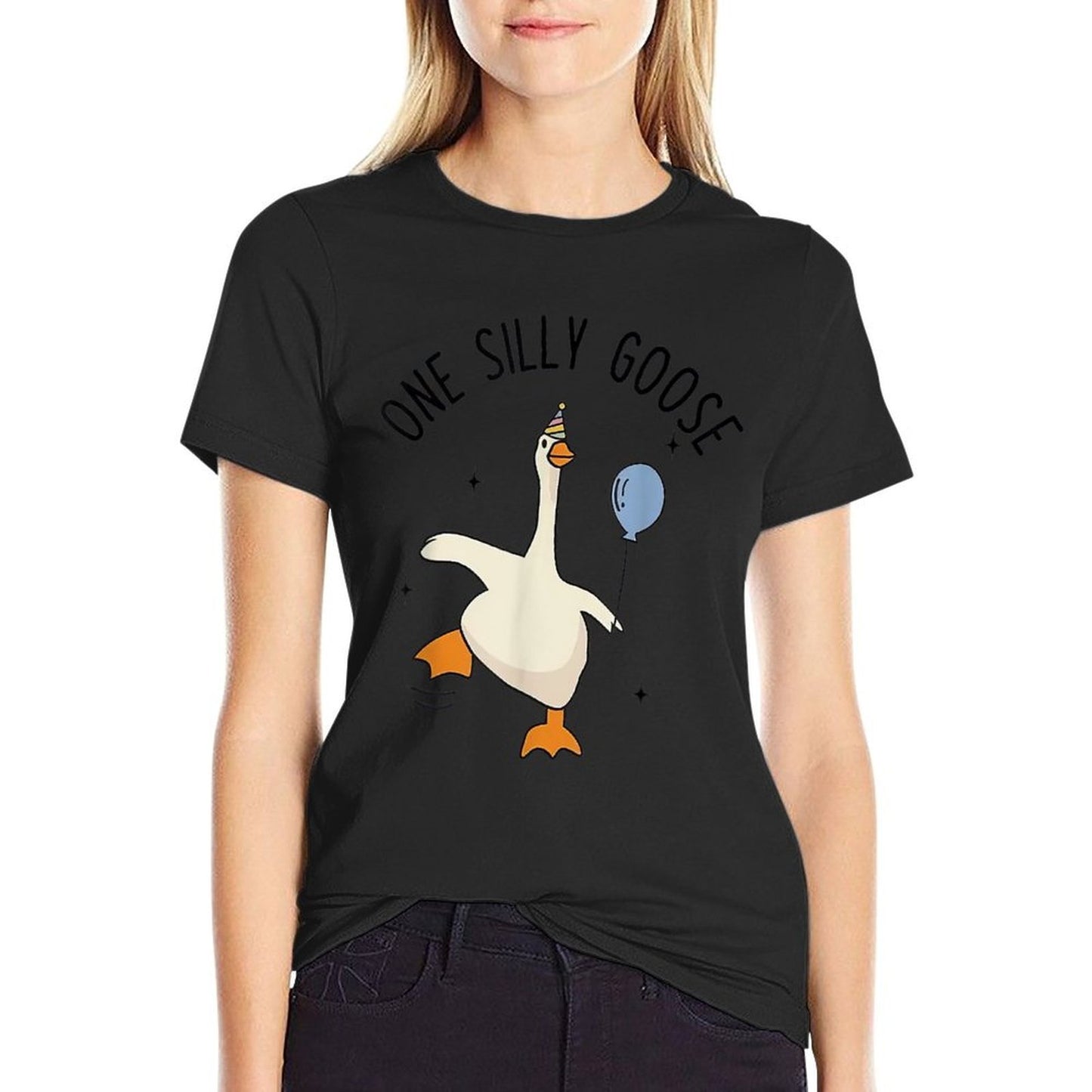 One Silly Goose Funny 1st First Birthday Boy 1 Year Old Vintage-inspired T-Shirt