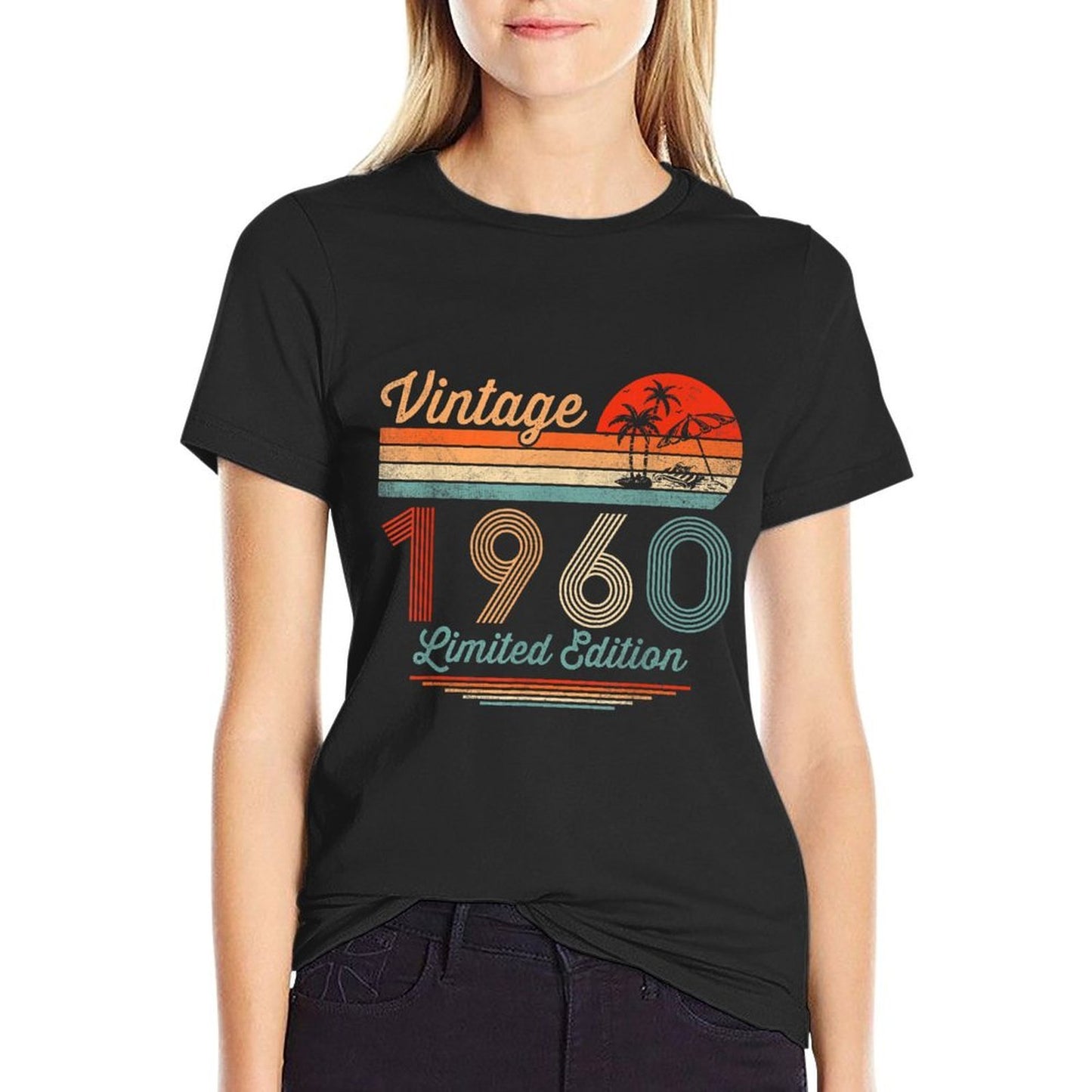 Vintage 1960 Limited Edition 65 Year Old Gifts 65th Birthday Polyester Blend T-Shirt