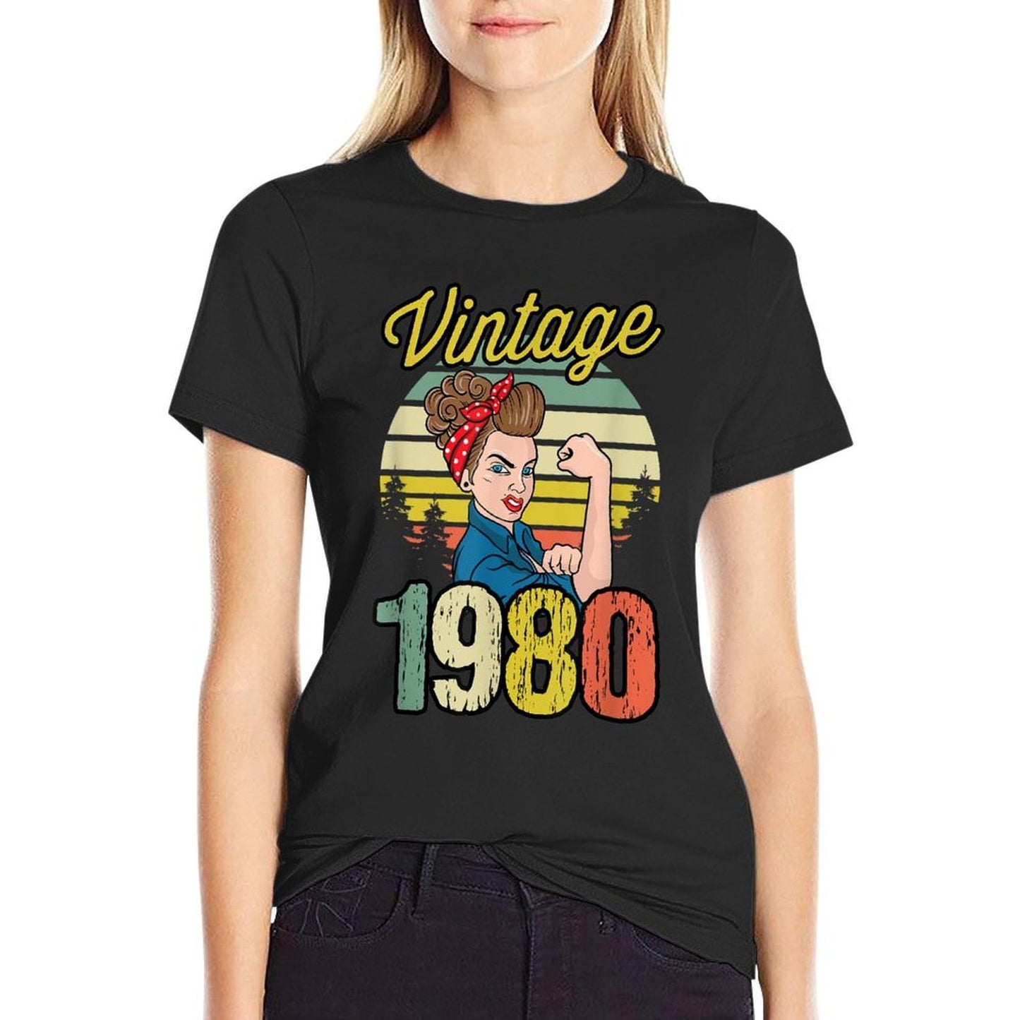 40thbirthdaygifts Vintage Since September 1980 40th Birthday Tagless Design T-Shirt