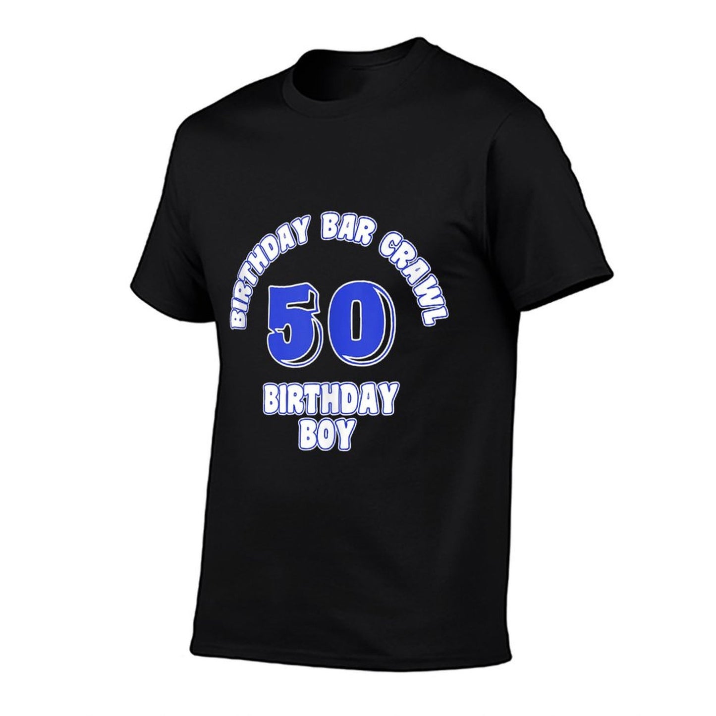 50th Birthday, Birthday Bar Crawl Gift, Birthday Squad Relaxed-fit T-Shirt