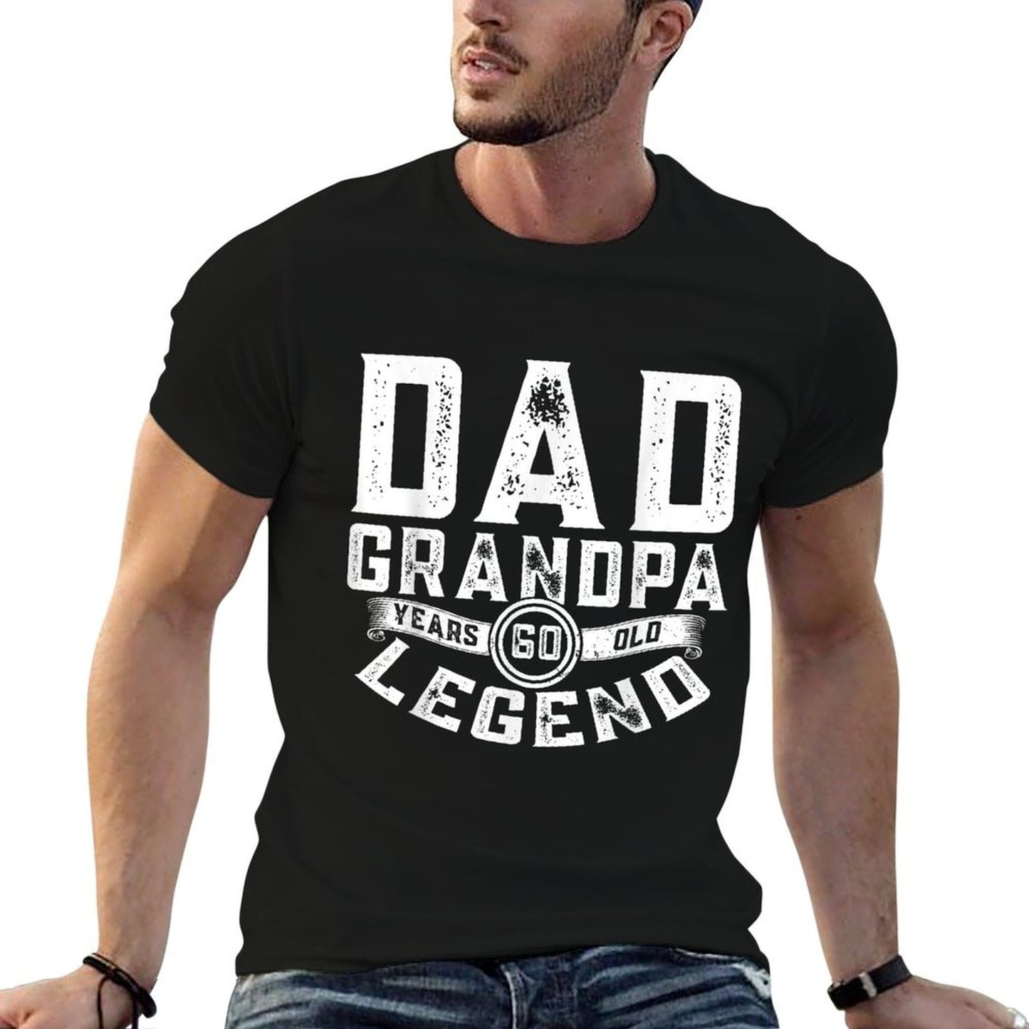 60 Year Old Dad Grandpa Fathers Day Bday Party 60th Birthday Graphic-printed T-Shirt