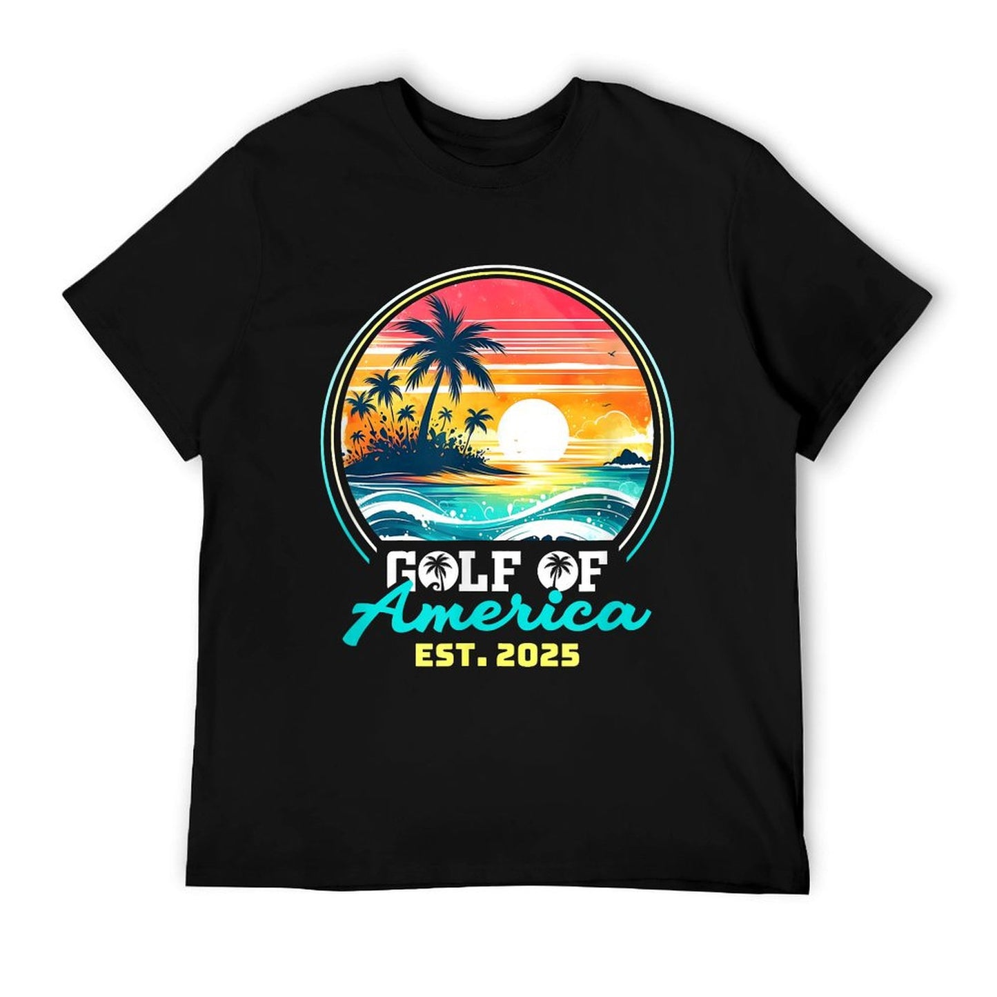 Funny USA America Shirt Gulf Of Us America Est 2025 Odor-resistant T-Shirt