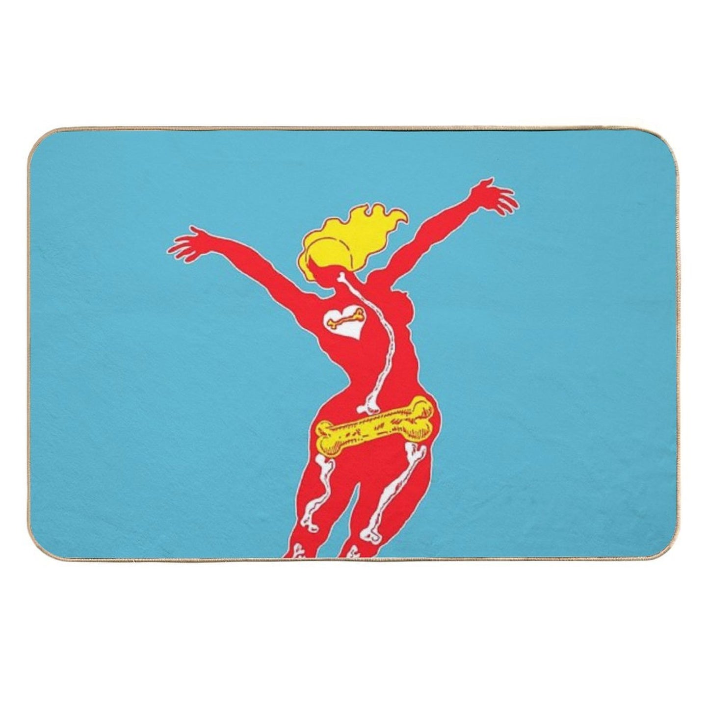 Heartbone - Neon Pet-Safe Bath Mat