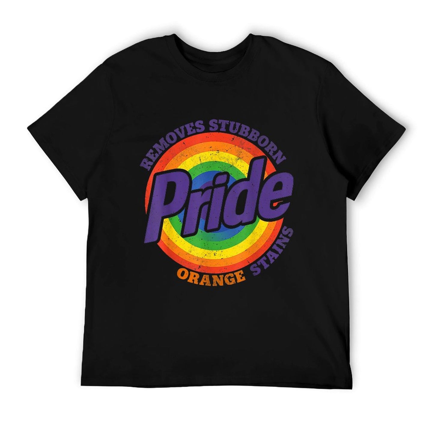 Pride Removes Stubborn Orange Stains Pride Month LGBTQ Retro Breathable T-Shirt