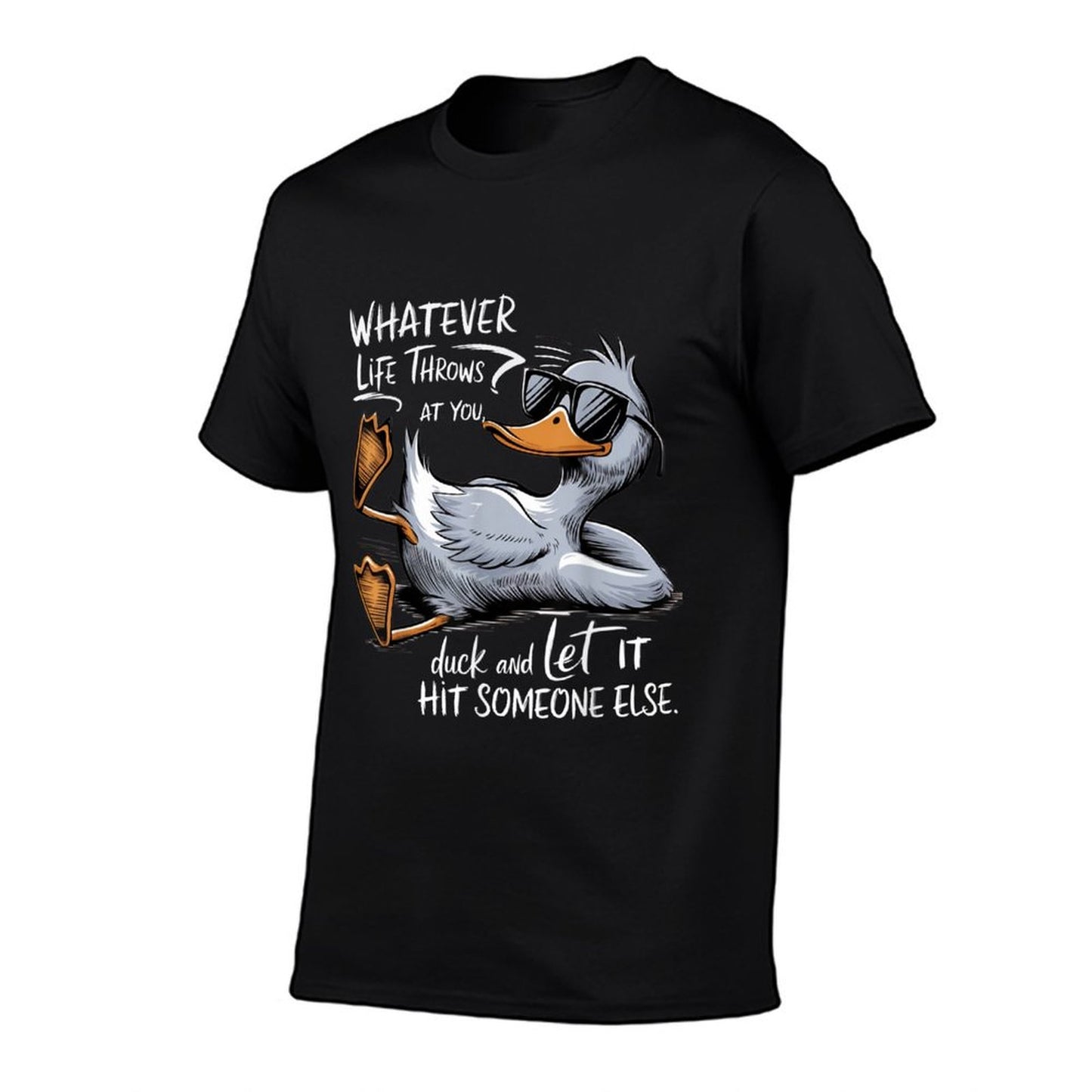 Funny Duck Funny Quote Graphic Tees For Men Women Kids Trendy Pattern T-Shirt