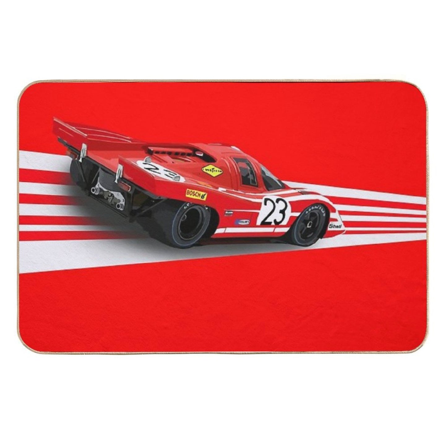 Porsch 917 Salzburg Livery 1970 Versatile Bath Mat