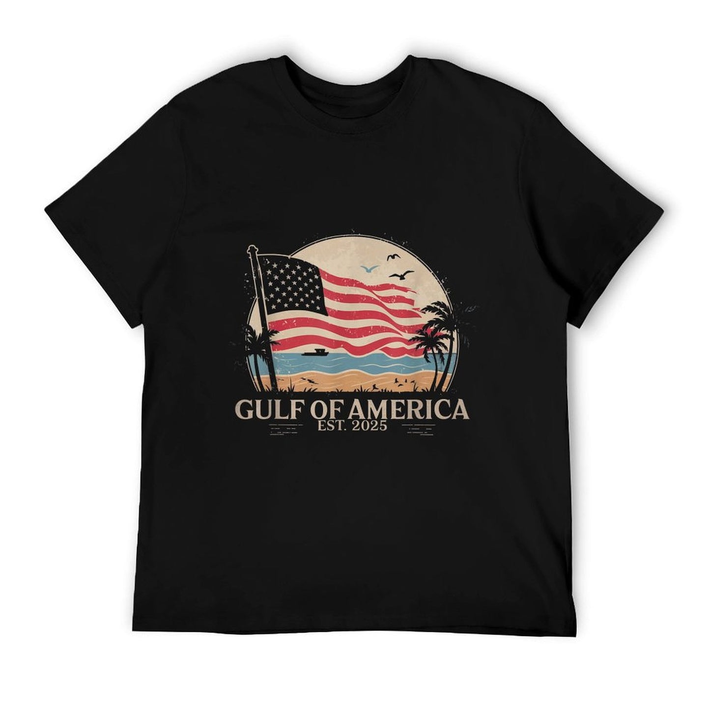 Vintage Gulf Of USA America Gulf of Mexico Or America Affordable Price T-Shirt