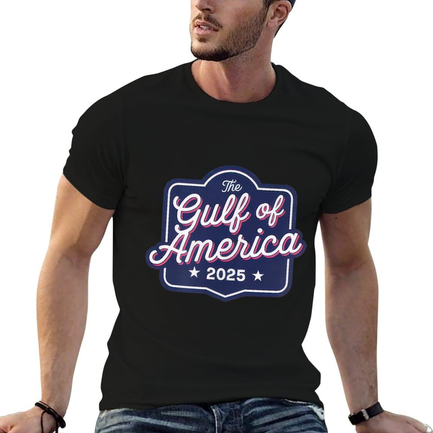 American Flag Gulf Mexico Gulf Of USA America Est 2025 Classic T-Shirt