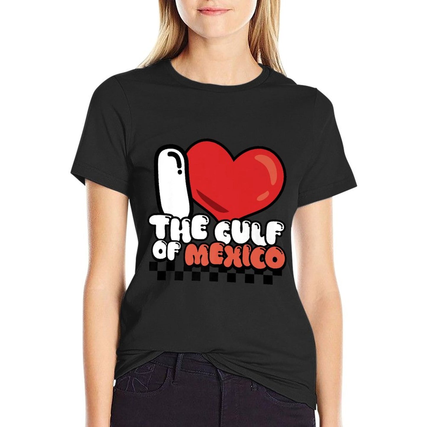 I Heart I Love The Gulf of Mexico USA America Meme Funny Premium Soft T-Shirt